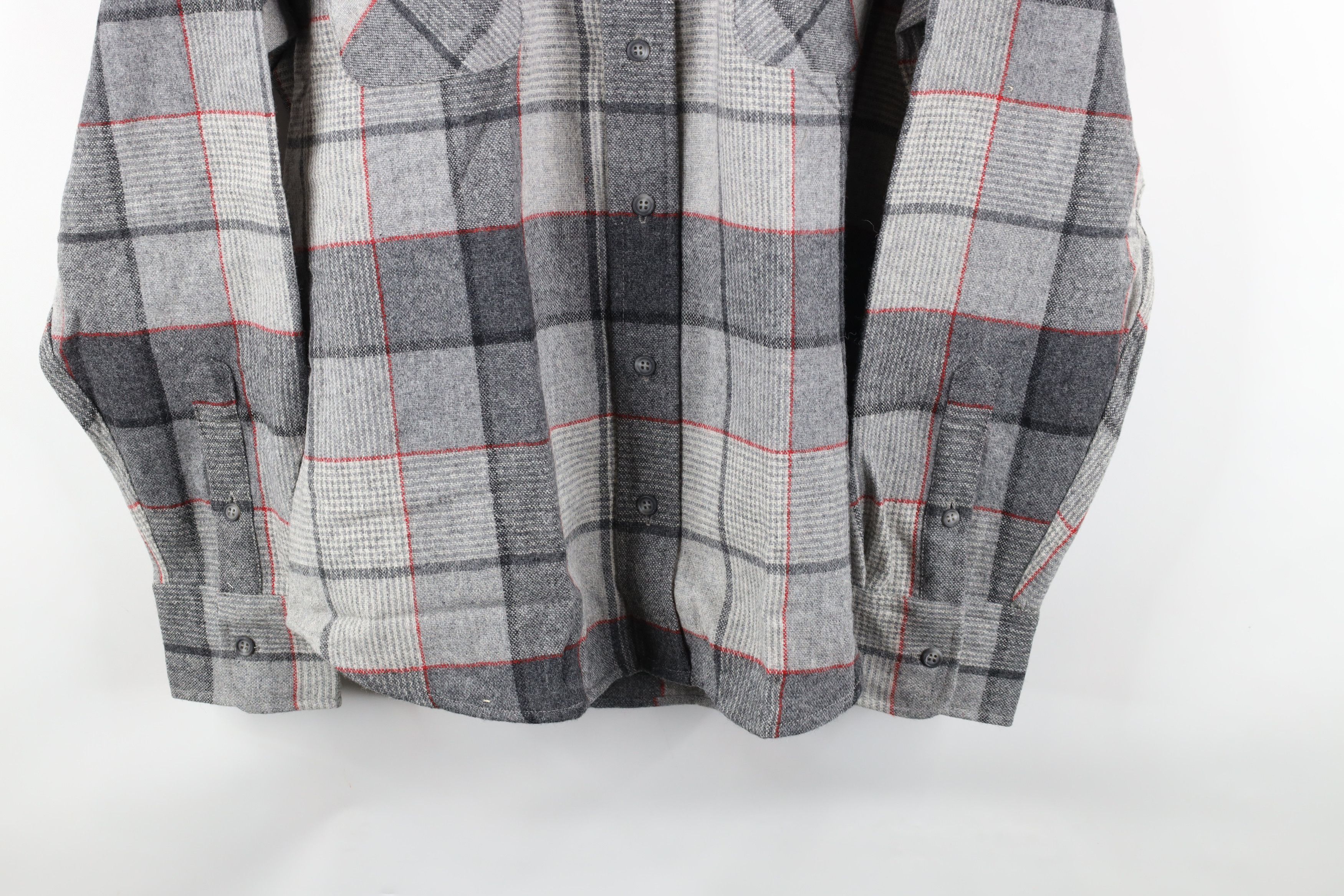 Vintage Vintage 70s Streetwear Collared Button Down Shirt Plaid Size US L / EU 52-54 / 3 - 4 Thumbnail