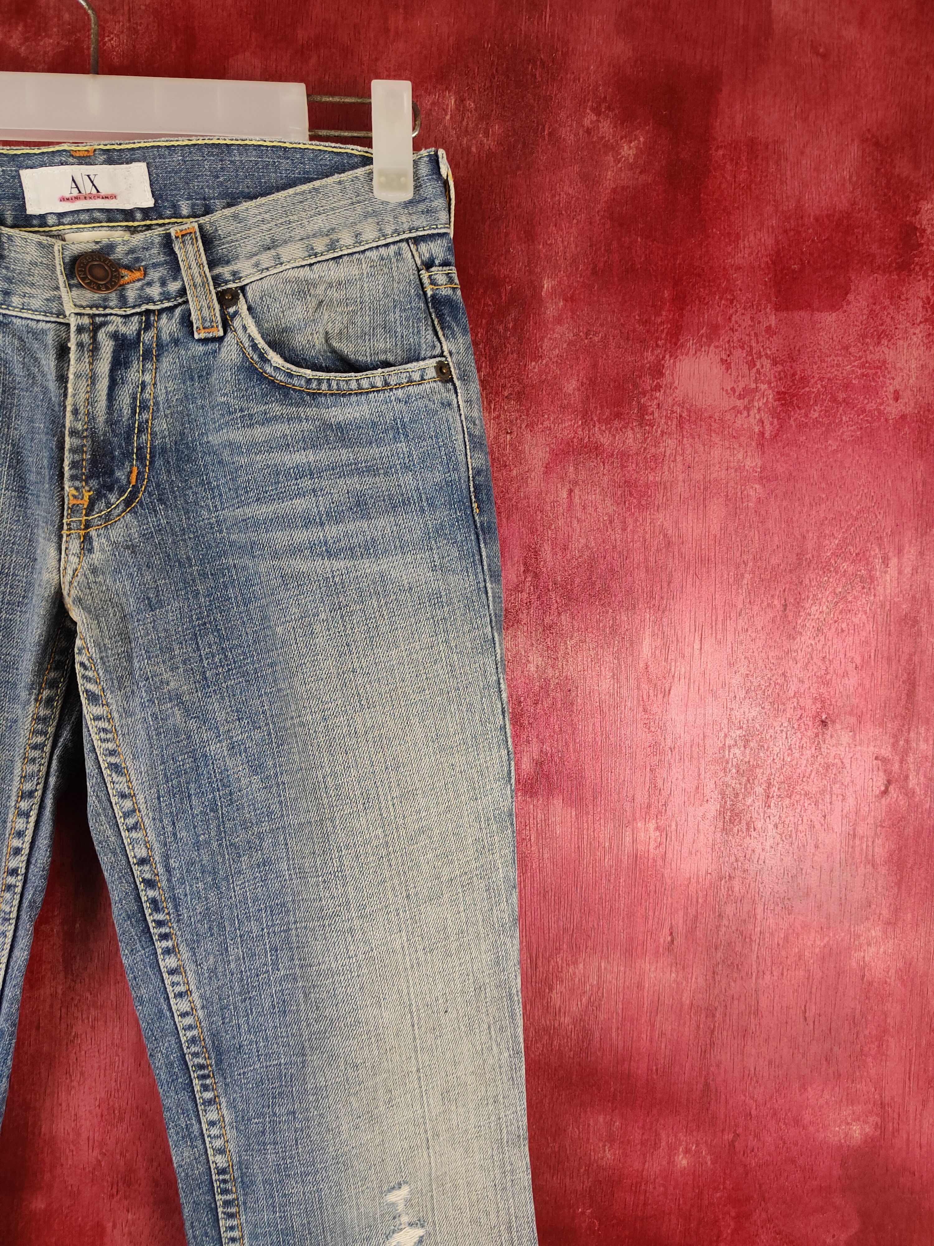 Armani Exchange Vintage Armani Exchange Distressed Denim jean pants N#S37 Size US 28 / EU 44 - 5 Thumbnail