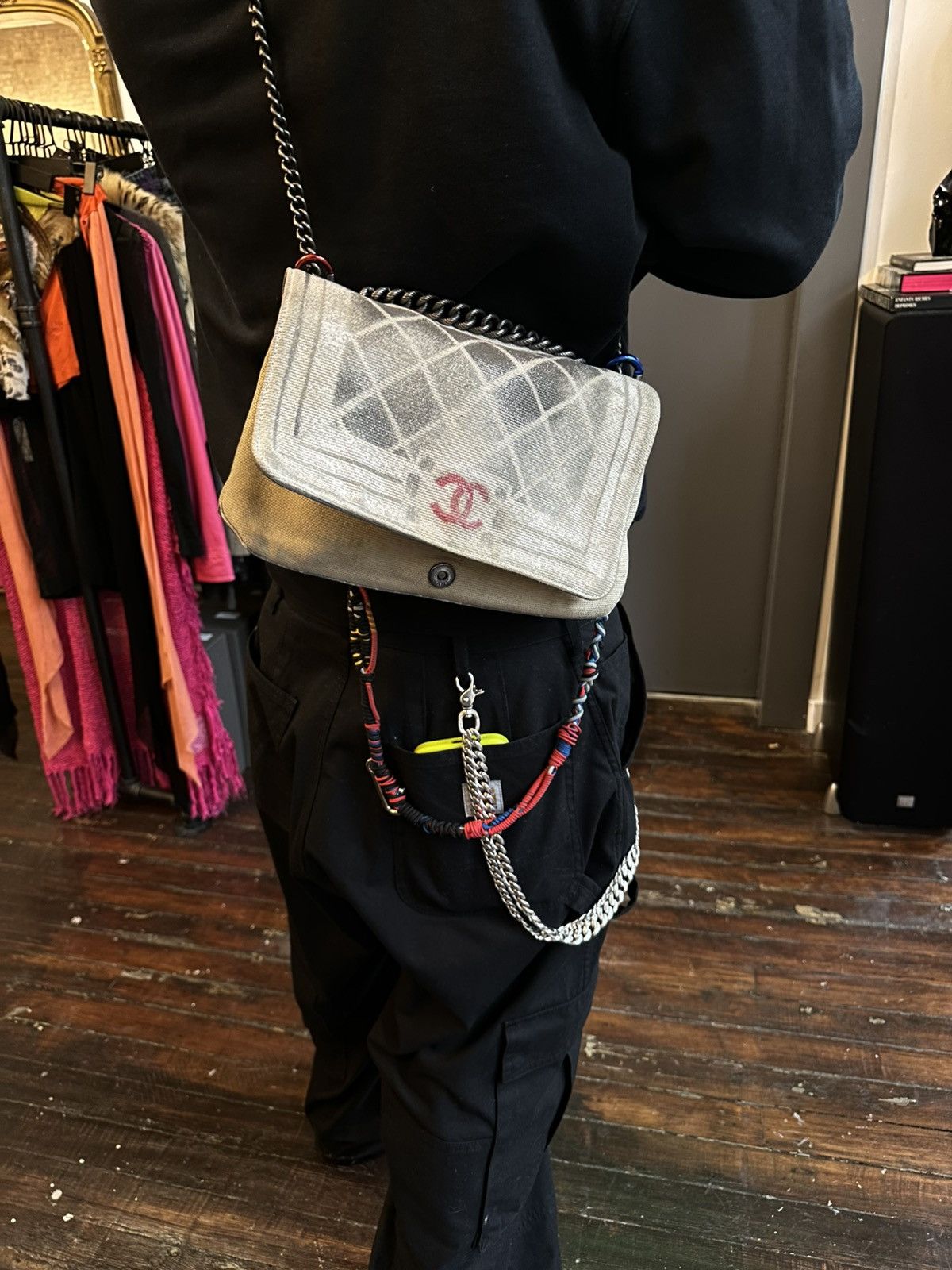 Chanel CHANEL ART SCHOOL GRAFFITI BAG Size ONE SIZE - 2 Thumbnail