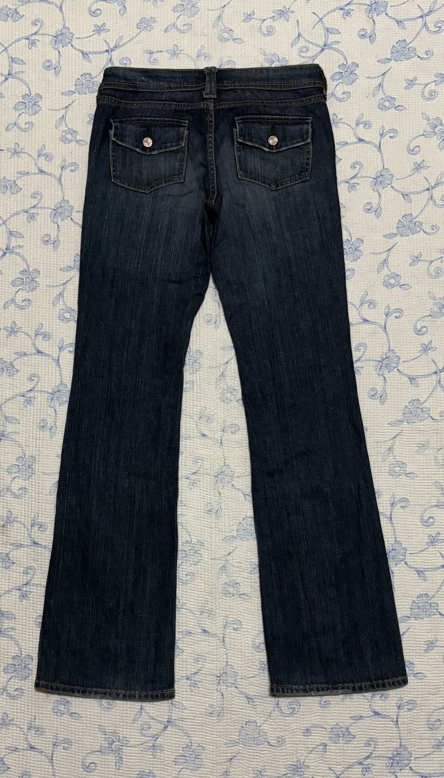 Uniqlo Japanese Uniqlo Style Up Streetwear Pant Flared Denim Size US 30 / EU 46 - 10 Thumbnail