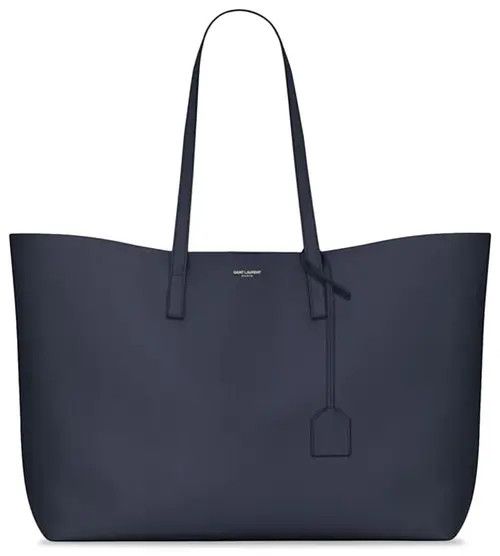 Saint Laurent Paris o1s1wg110125 600281 Size: OS / Shopping Leather Bag in Blue Size ONE SIZE - 1 Thumbnail
