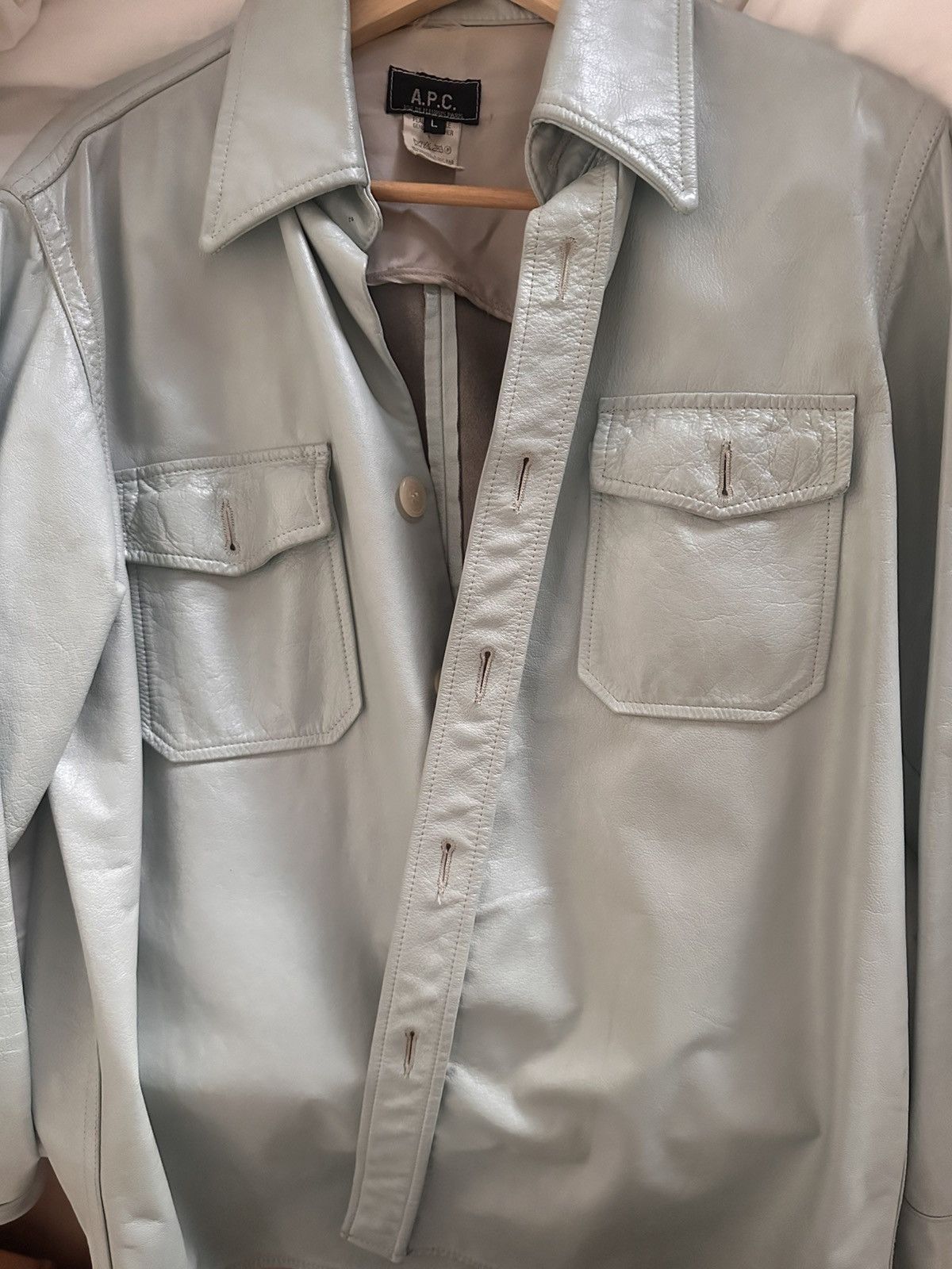 A.P.C. Vintage APC Made in France Leather Jacket - Medium Size US M / EU 48-50 / 2 - 6 Thumbnail