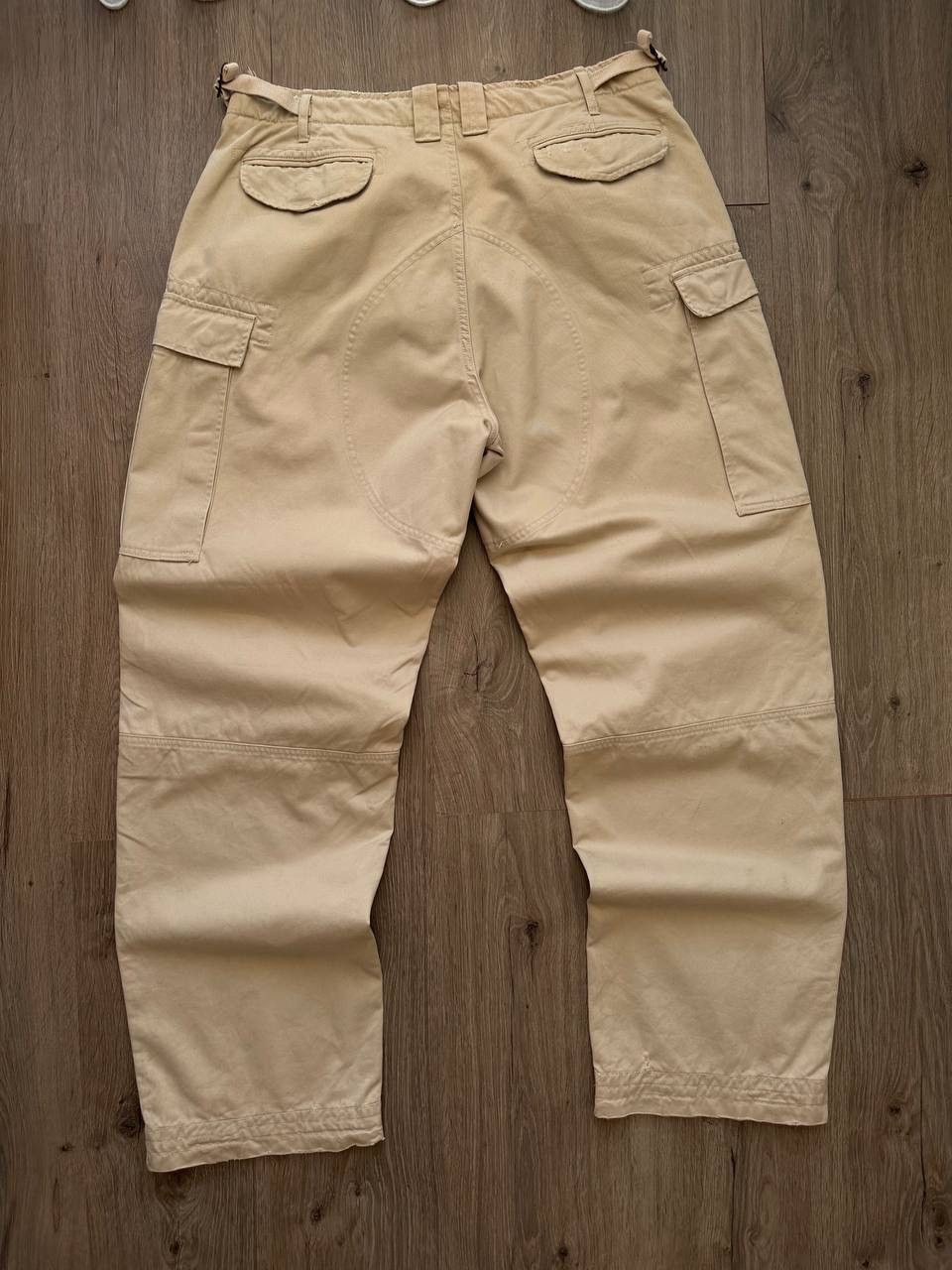 Polo Ralph Lauren × Vintage Vintage Polo Ralph Lauren Cargo Beige Baggy PRL Pants Size US 34 / EU 50 - 18 Thumbnail
