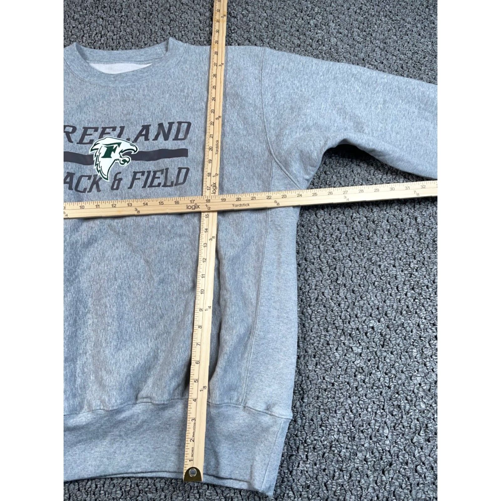 Vintage X-Grain Freeland Falcons Track & Field Sweatshirt Adult XL Gray Embroidered Michigan Size US XL / EU 56 / 4 - 4 Thumbnail
