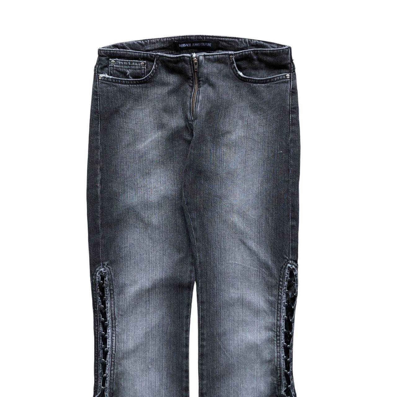 Versace × Versace Jeans Couture × Vintage VERSACE drawstring jeans Size 27" / US 4 / IT 40 - 3 Thumbnail