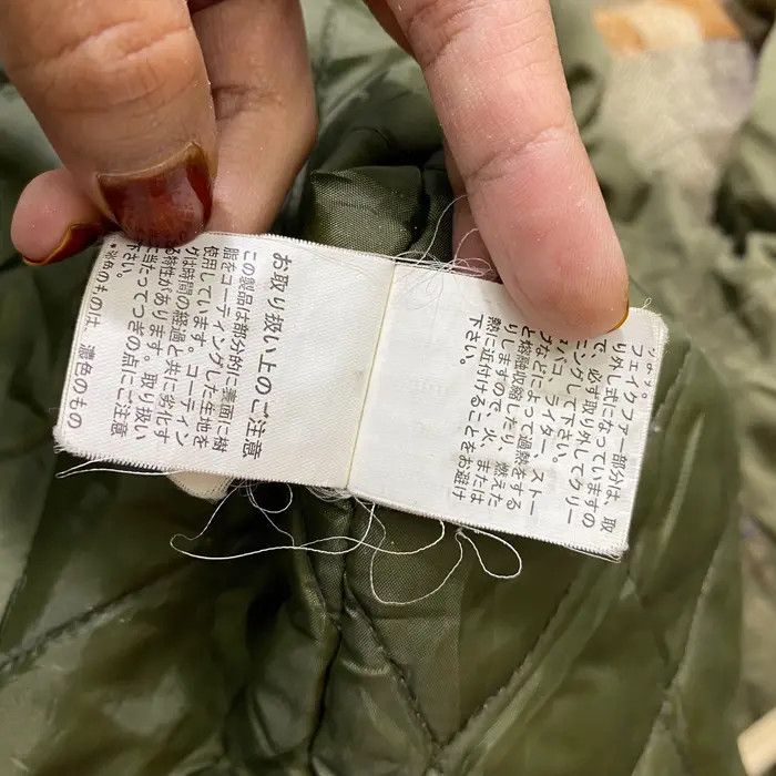 In The Attic Vtg IN THE ATTIC Rocker Garment Parka Green Trench Heavy Size L / US 10 / IT 46 - 11 Thumbnail