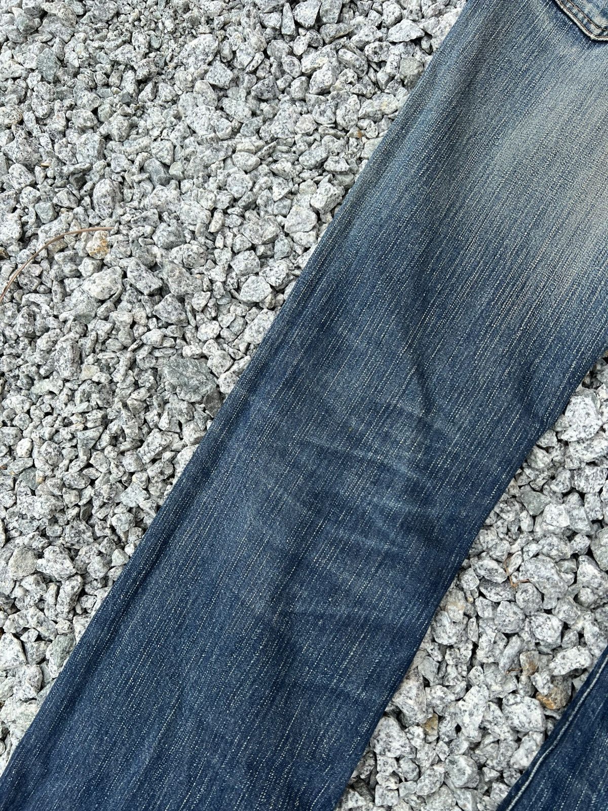 Japanese Brand Vintage Edwin 503 Rebel Bootcut Mud Wash Jean Size US 28 / EU 44 - 15 Thumbnail