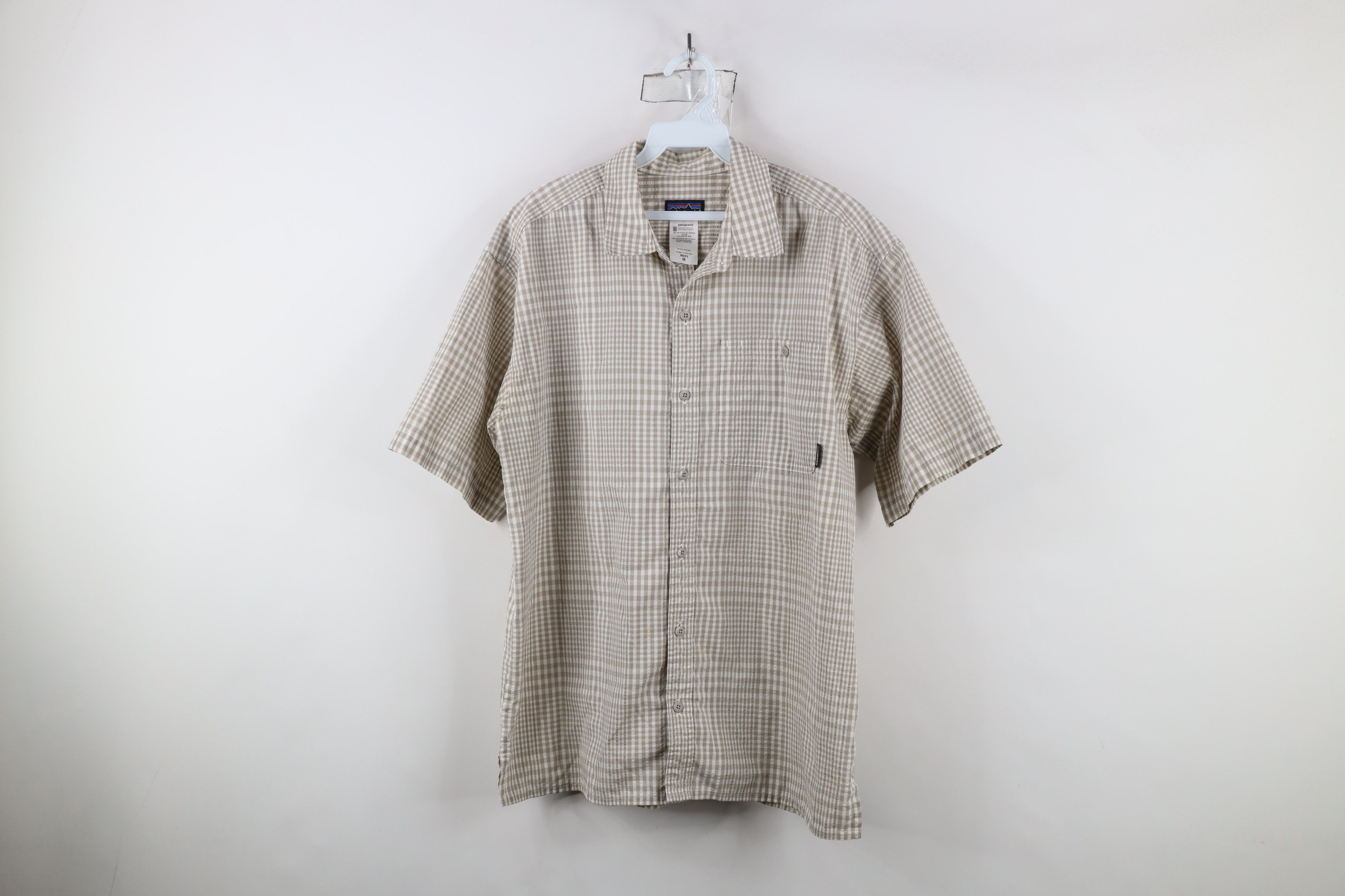 Patagonia × Vintage Vintage Patagonia Seer Sucker Collared Button Shirt Plaid Size US M / EU 48-50 / 2 - 1 Thumbnail