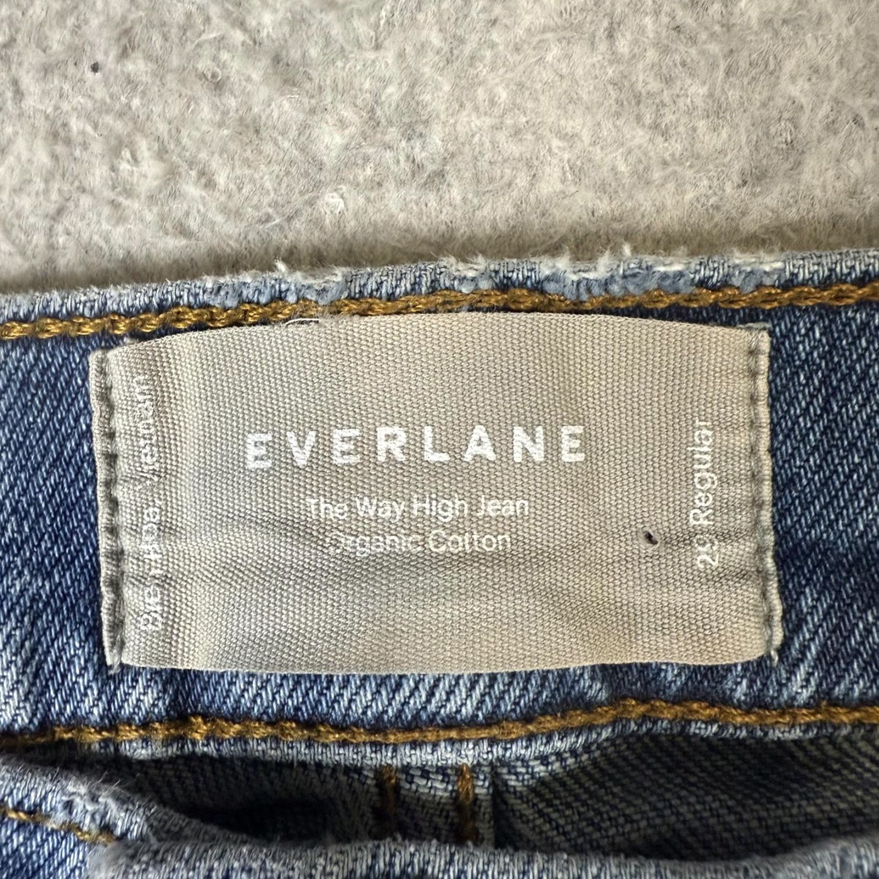 Everlane Everlane Jeans Women's 29 Regular The High Way Organic Cotton Ankle Length Blue Jeans Regular Womens 29 Regular Ankle Length Blue Size 29" - 2 Thumbnail
