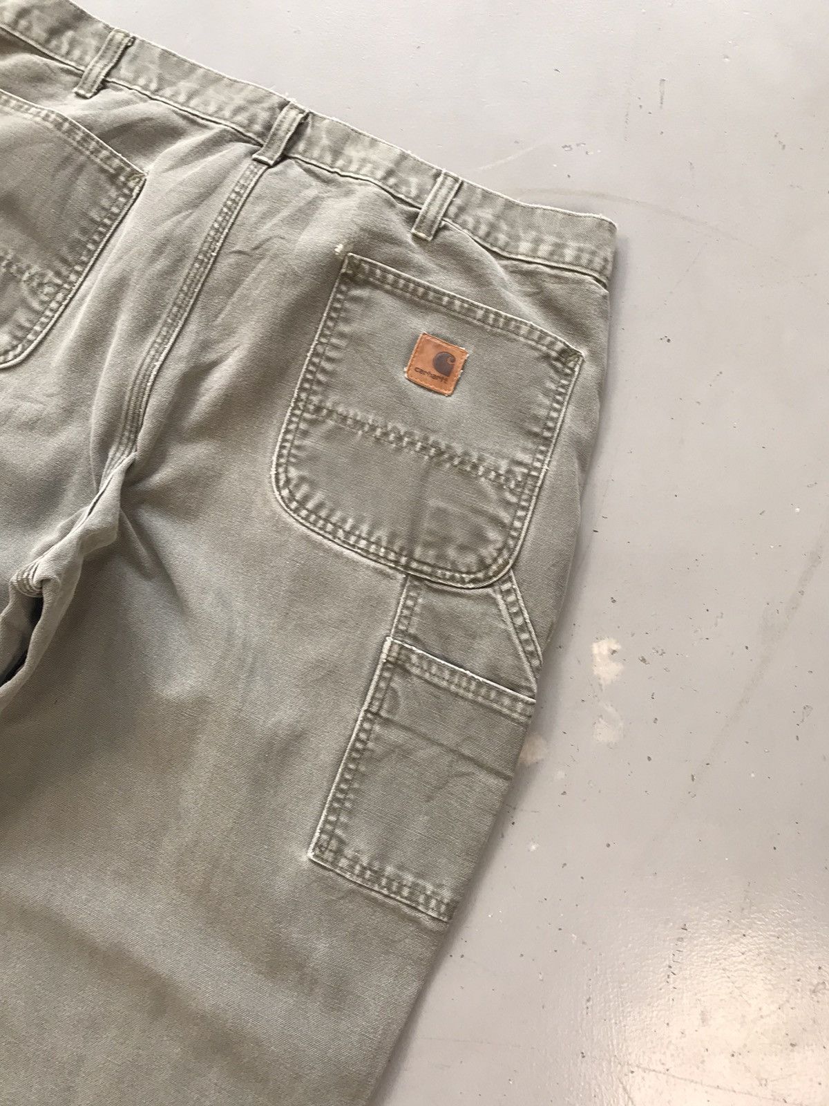 Carhartt × Vintage Vintage moss green Carhartt B11 mos denim Size US 38 / EU 54 - 13 Thumbnail
