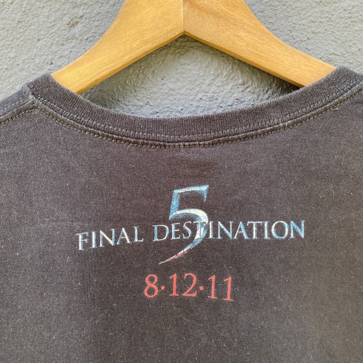 Vintage Thrashed Faded Vintage Y2K Final Destination 5 Promo Movie T Size US XL / EU 56 / 4 - 5 Thumbnail