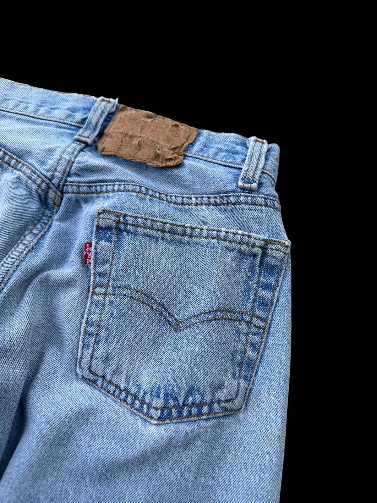 Levi's Vintage Levi’s 501 top button 552 distressed jeans Size US 28 / EU 44 - 2 Thumbnail