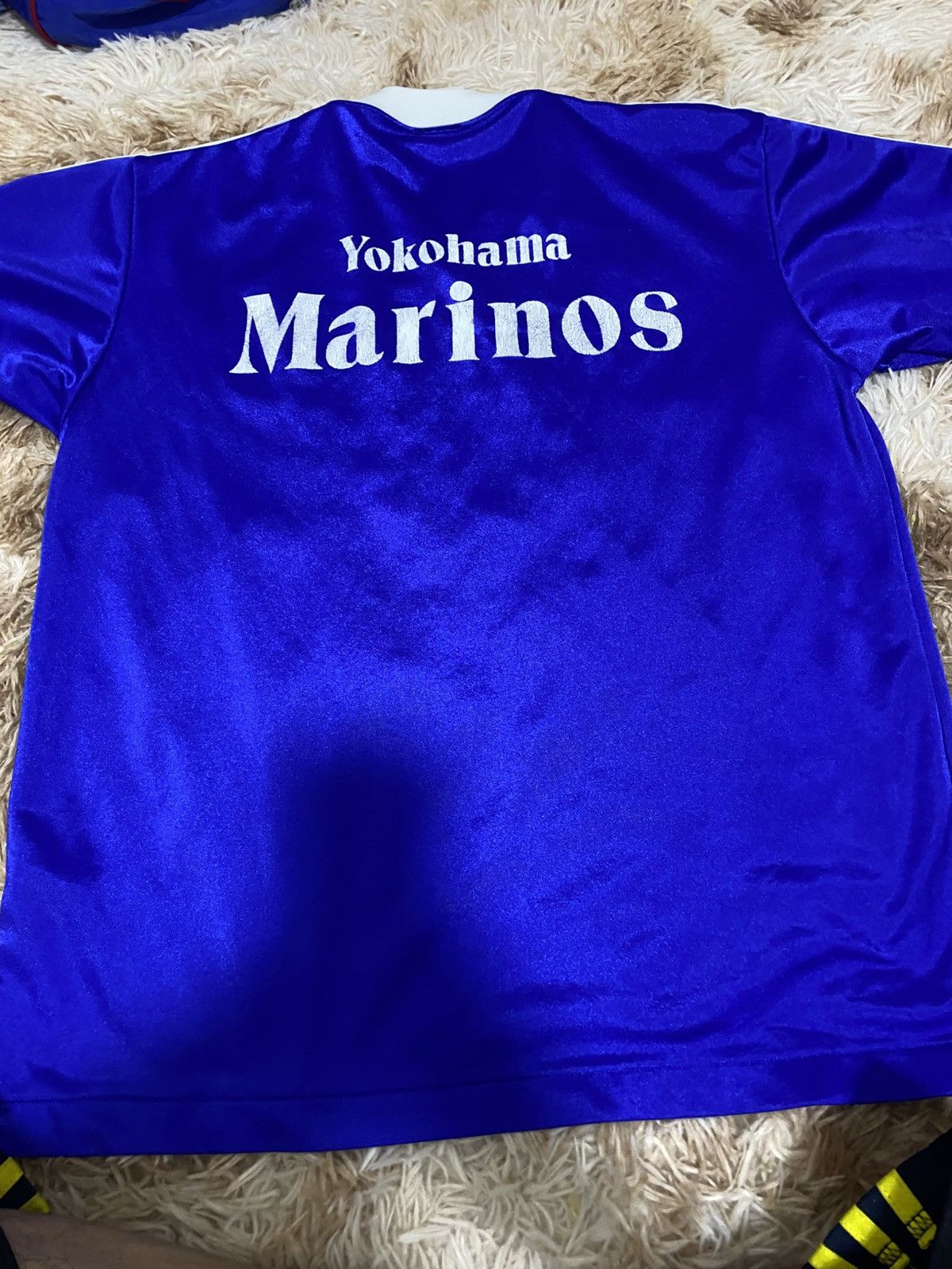 Adidas Original Vintage Yokohama Marinos Jersey (ASR-555A) Size US M / EU 48-50 / 2 - 2 Thumbnail