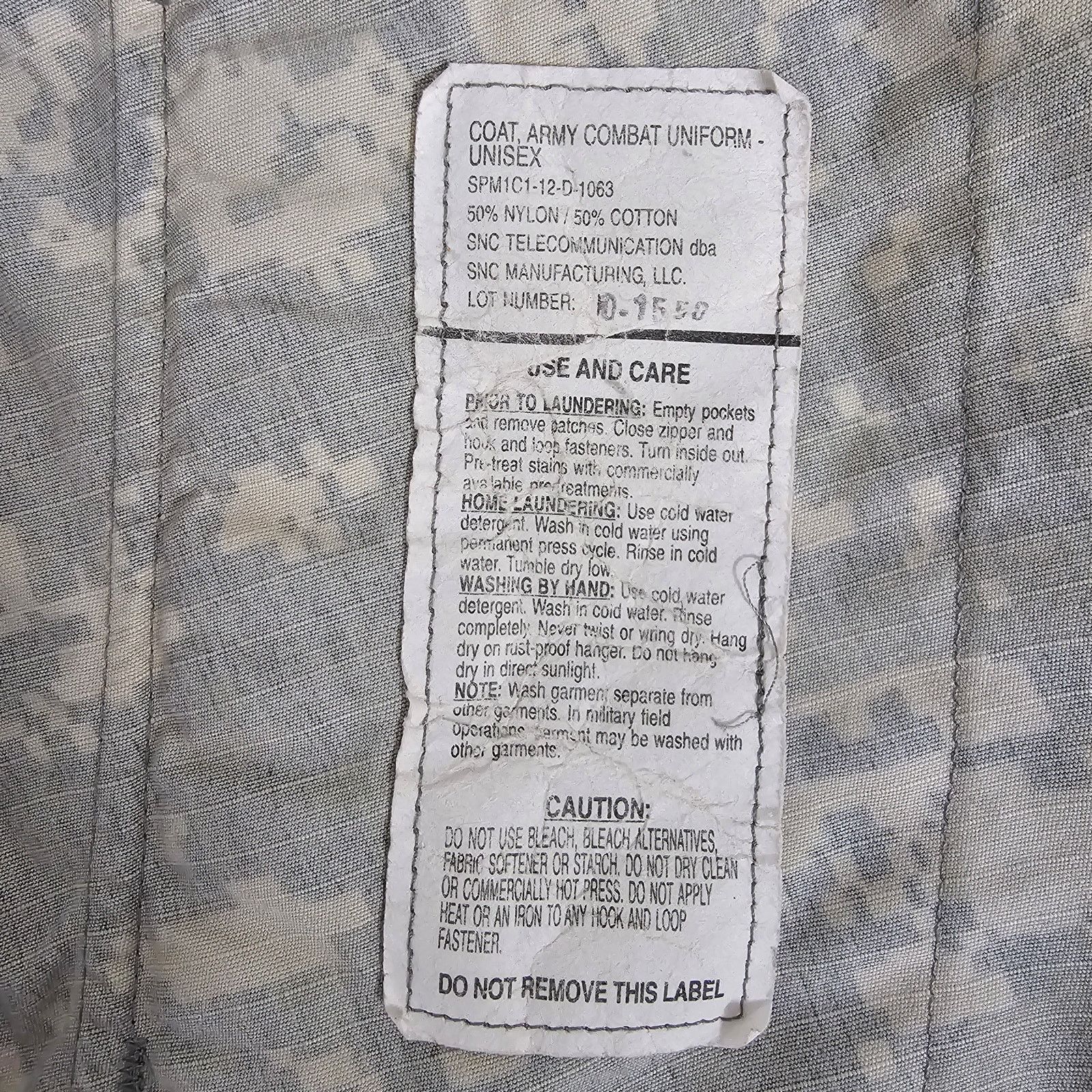 Vintage US Military Combat Digital Camo Jacket Coat Unisex S Long Size S / US 4 / IT 40 - 11 Thumbnail
