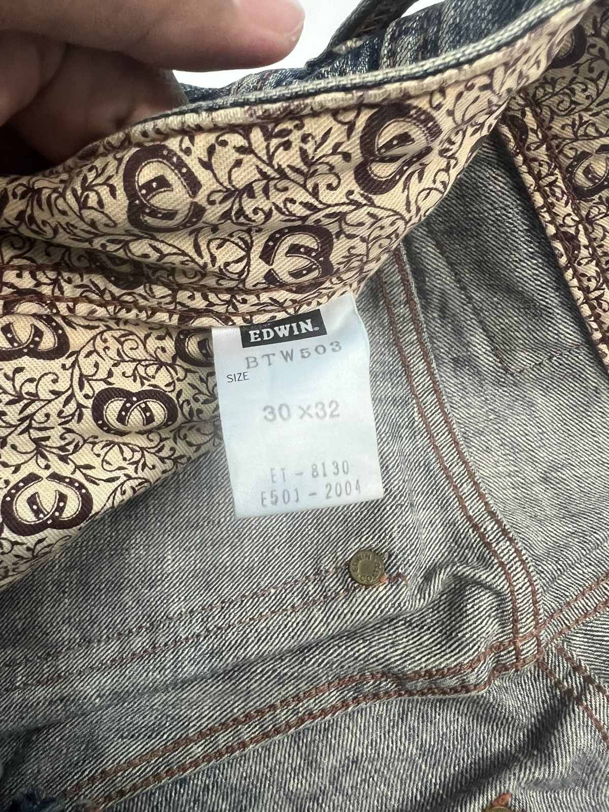 Edwin EDWIN BLUE TRIP DENIM JEANS SIZE 32 Size US 32 / EU 48 - 7 Thumbnail