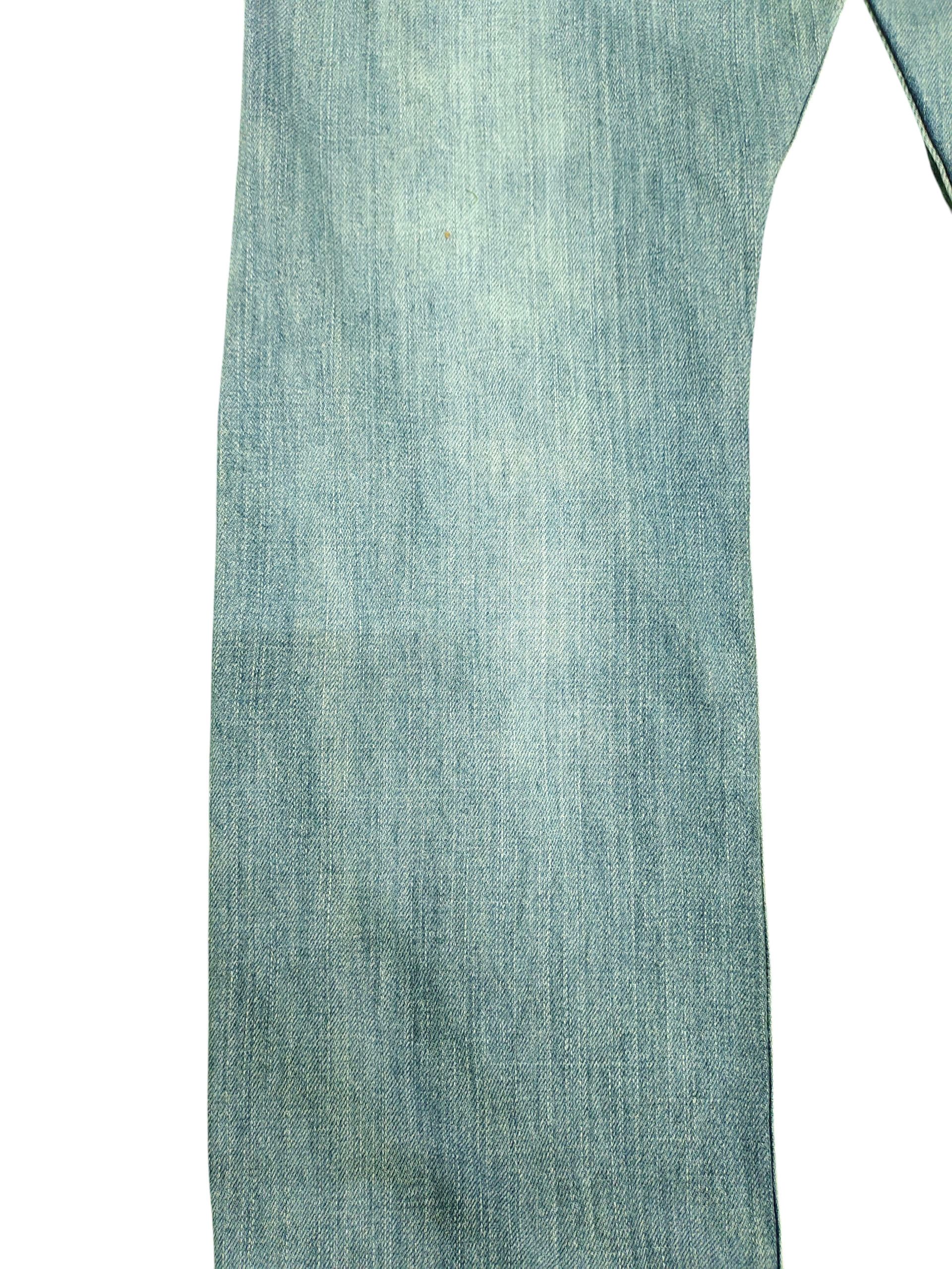 Kapital Japanese Brand Dominate Double Waist Clawmark Denim Jeans Size US 30 / EU 46 - 4 Thumbnail