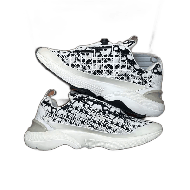 DIOR HOMME 白黒コンビ 24cm Homme Sneakers Basket Dior Homme 2019 Dior Dior B24 Casual Shoes