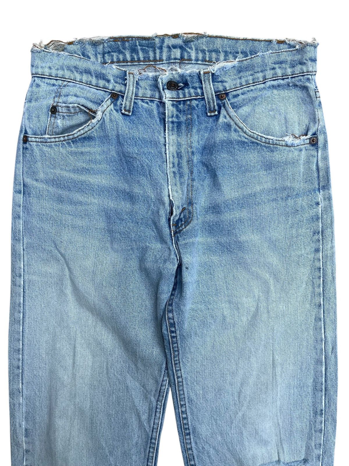 Levi's Vtg 70s Levi’s 505 Orange Tab - Talon Zip - Light Wash Denim Size US 31 - 6 Thumbnail