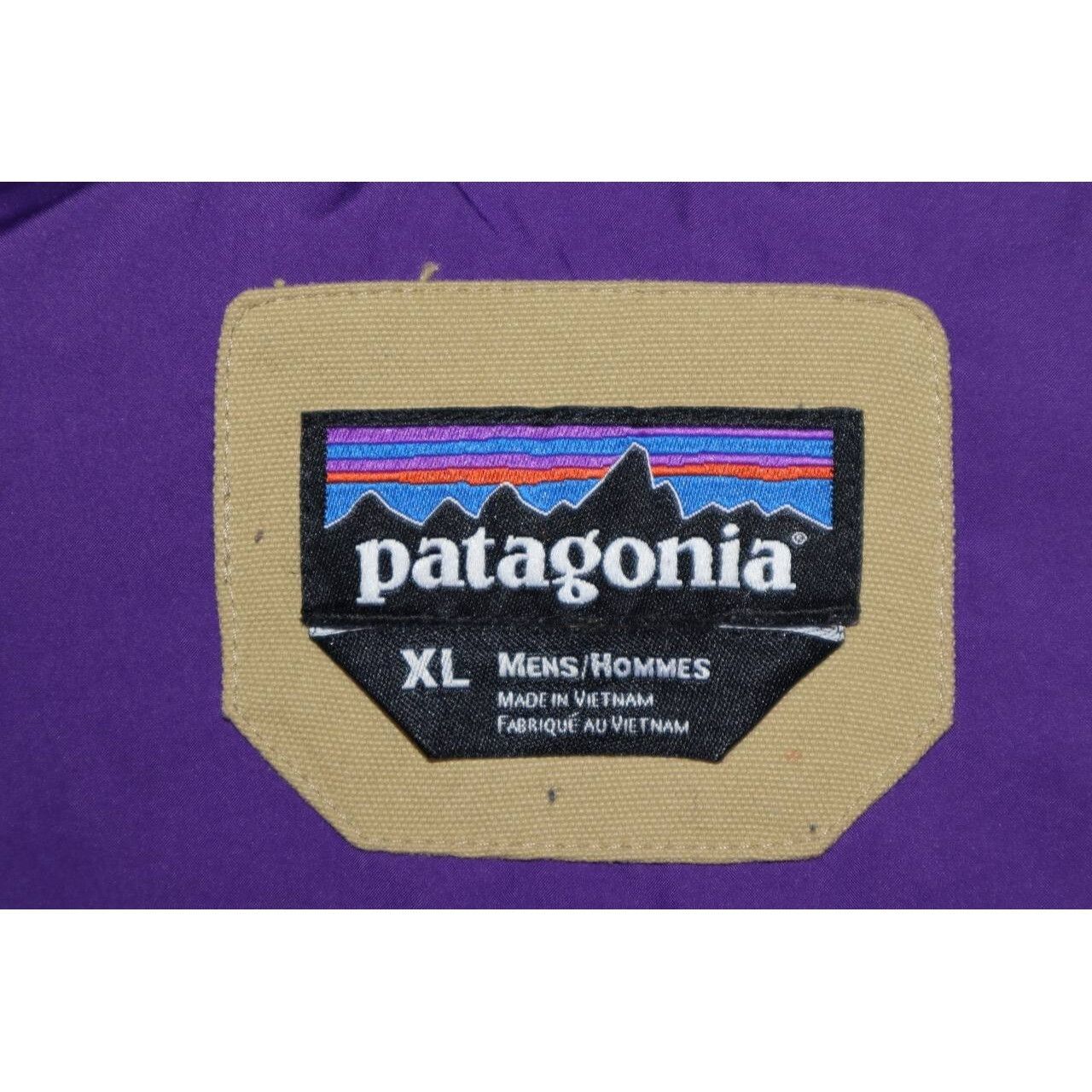 Patagonia Patagonia Bivy Down Vest XL Tan Purple Goose Down Puffer Size US XL / EU 56 / 4 - 3 Thumbnail