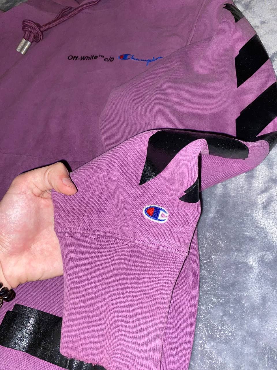 Off-White Off-White x Champion Hoodie Size US XS / EU 42 / 0 - 8 Thumbnail