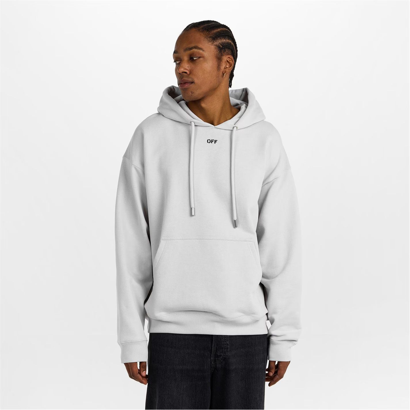 Off-White o1g2r1mq0226 Skate Pull Over Hoodie In White Size US M / EU 48-50 / 2 - 3 Thumbnail