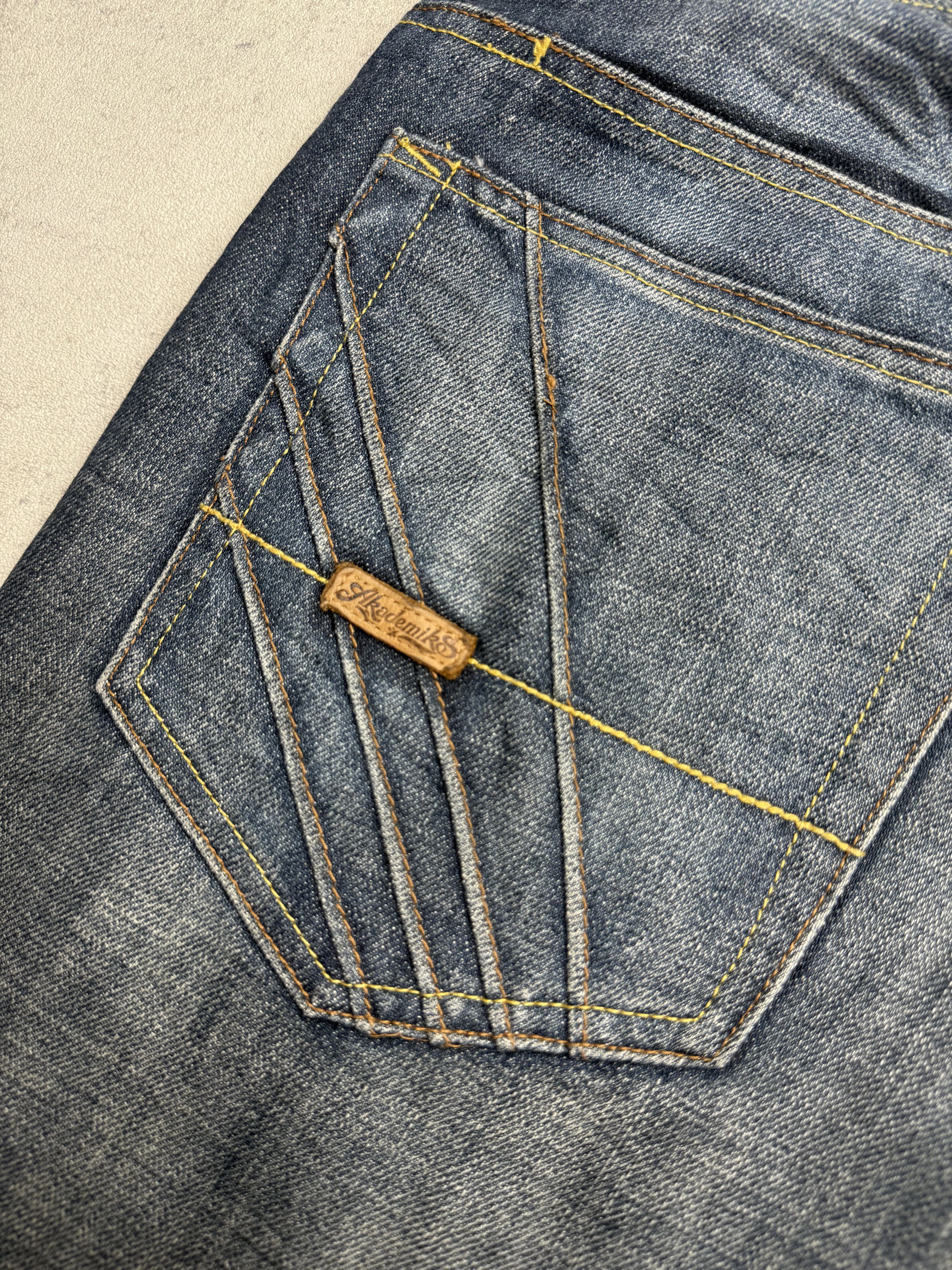 Akademiks Vintage Y2K Akademiks Baggy Shorts Denim Jorts Size US 34 / EU 50 - 5 Thumbnail