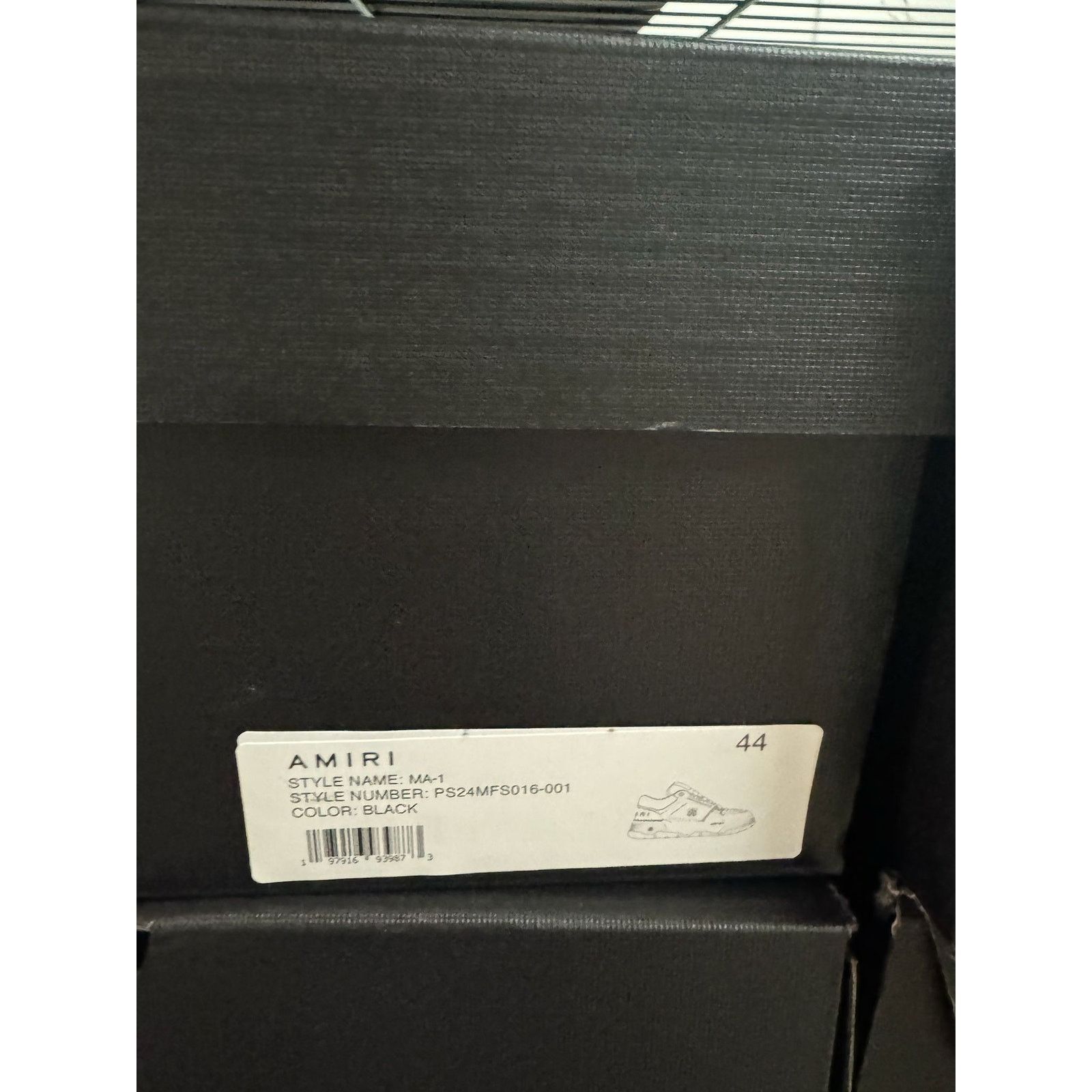 Amiri o1rshd1 Q:3 / MA-1 Sneakers in Black Size US 11 / EU 44 - 22 Thumbnail