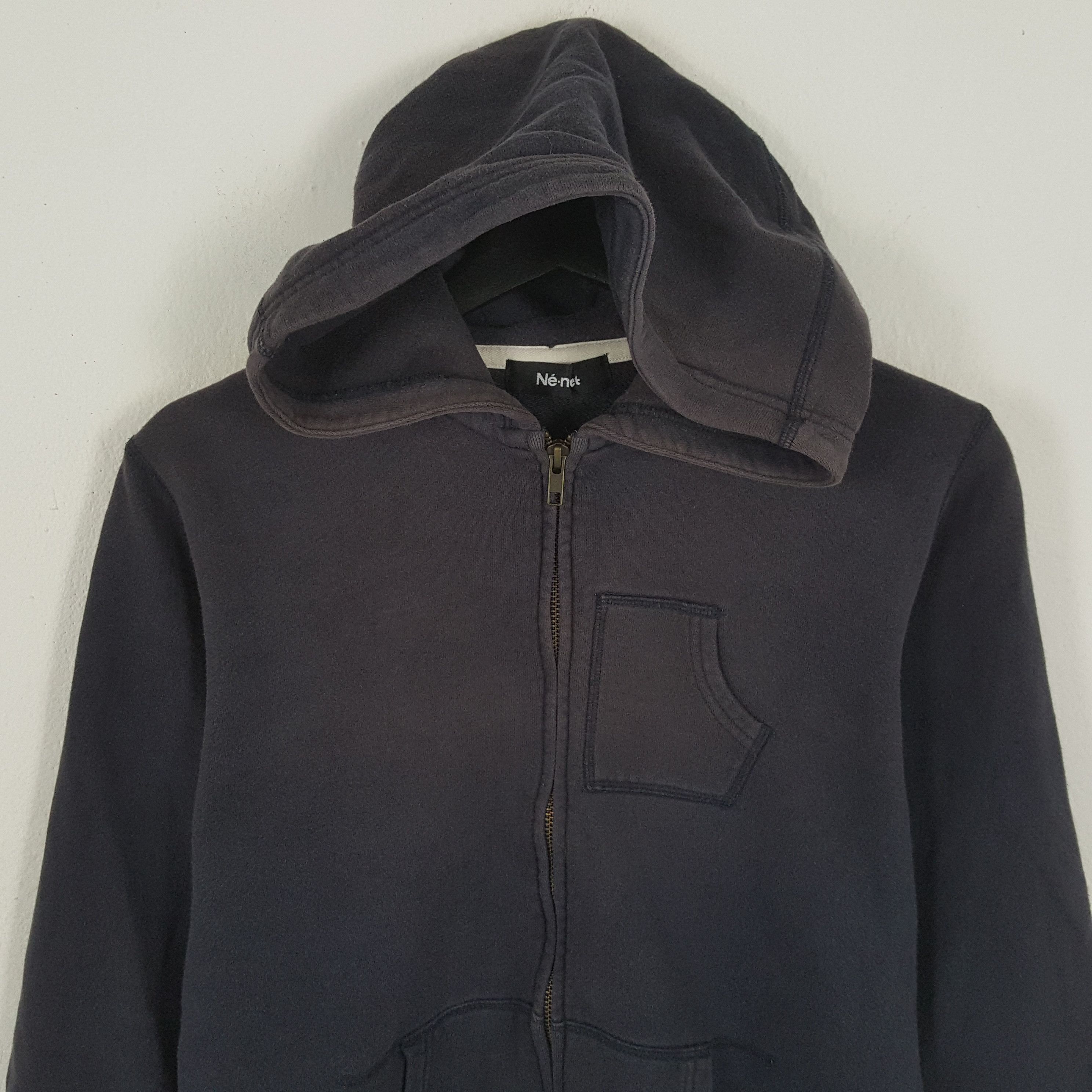 Issey Miyake × Ne-Net × Vintage NE-NET Japanese Designer Brand Issey Miyake Zipper Hoodies Size US S / EU 44-46 / 1 - 4 Thumbnail