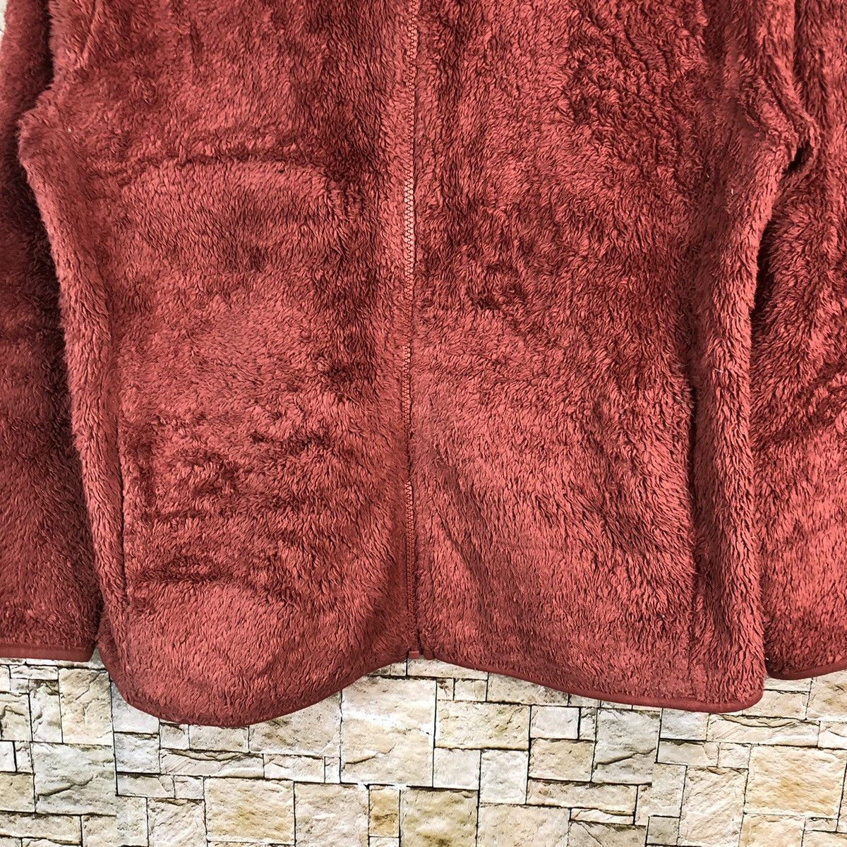 Japanese Brand Uniqlo Red fleece Sweater #A501 Size US M / EU 48-50 / 2 - 6 Thumbnail