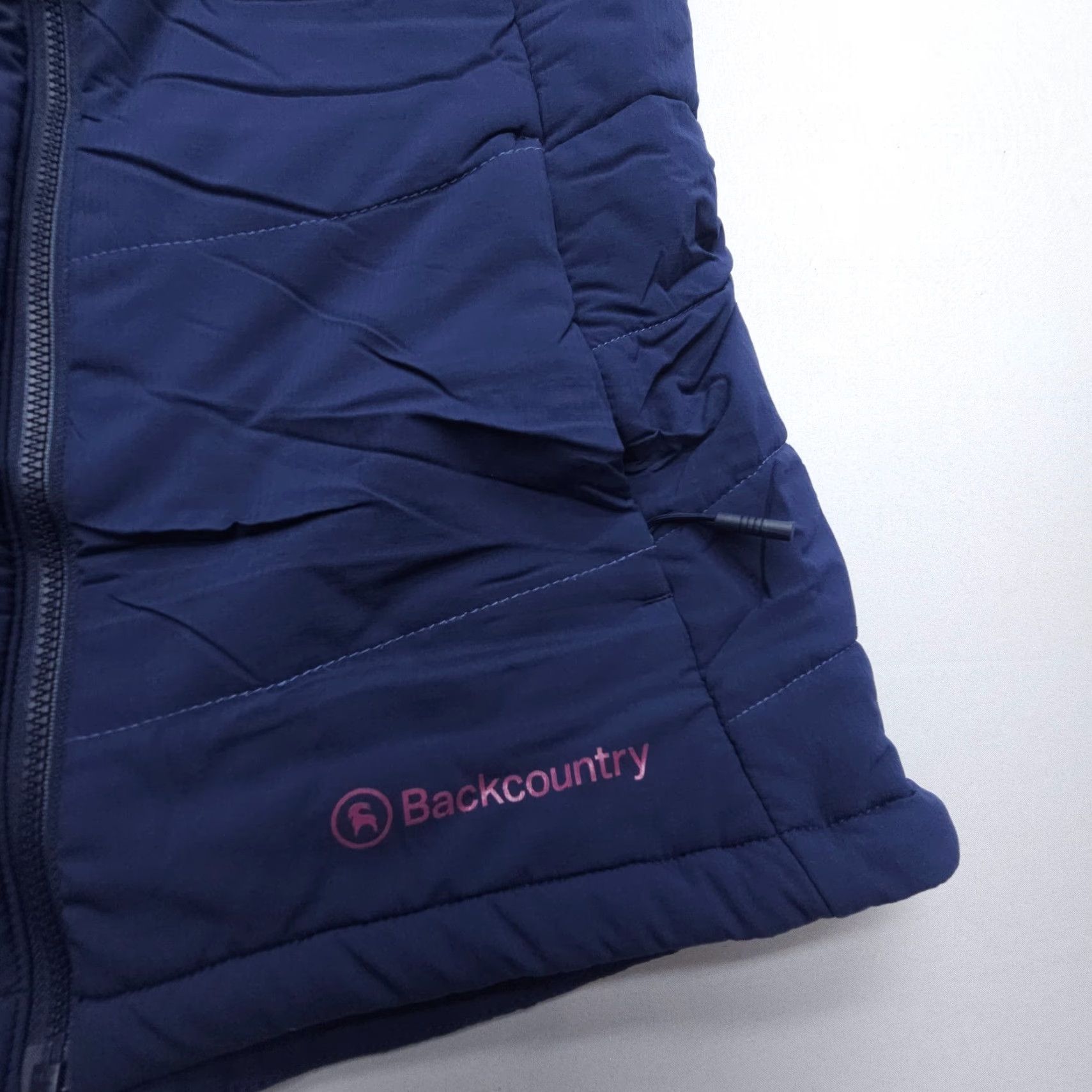 Vintage Backcountry Vest Size Small Packable Quilted Nylon Blue Womens Outdoor Sleeveless Puffer Mid-Length Jacket/Coat Style: Puffer Size S / US 4 / IT 40 - 4 Thumbnail
