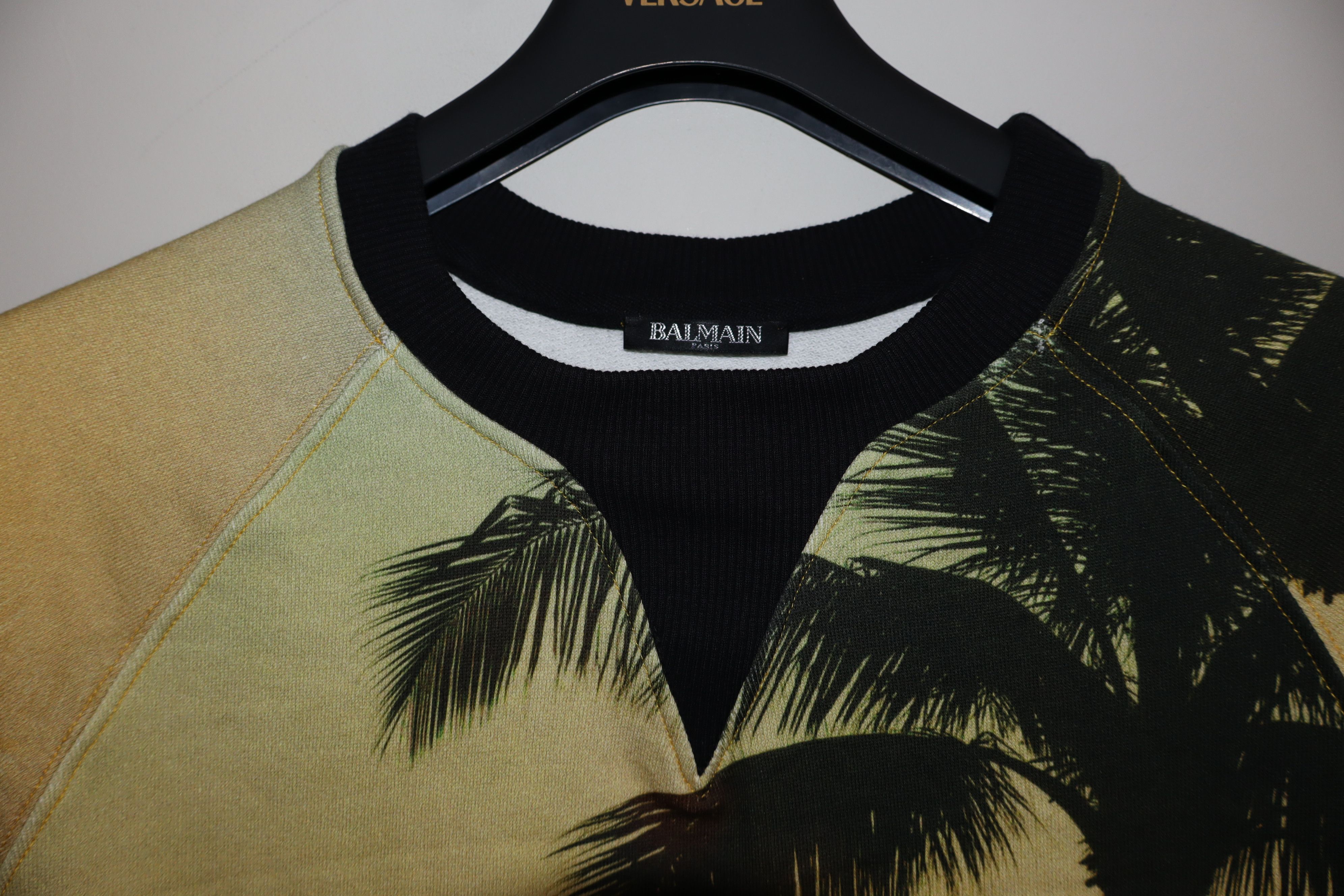 Balmain Palmprint raglan sweatshirt Size US S / EU 44-46 / 1 - 5 Thumbnail