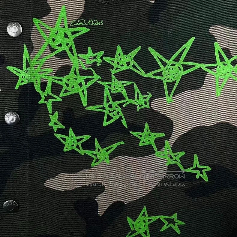 Valentino Valentino Camouflage five-star patch pocket heavy work emb Size US S / EU 44-46 / 1 - 5 Thumbnail