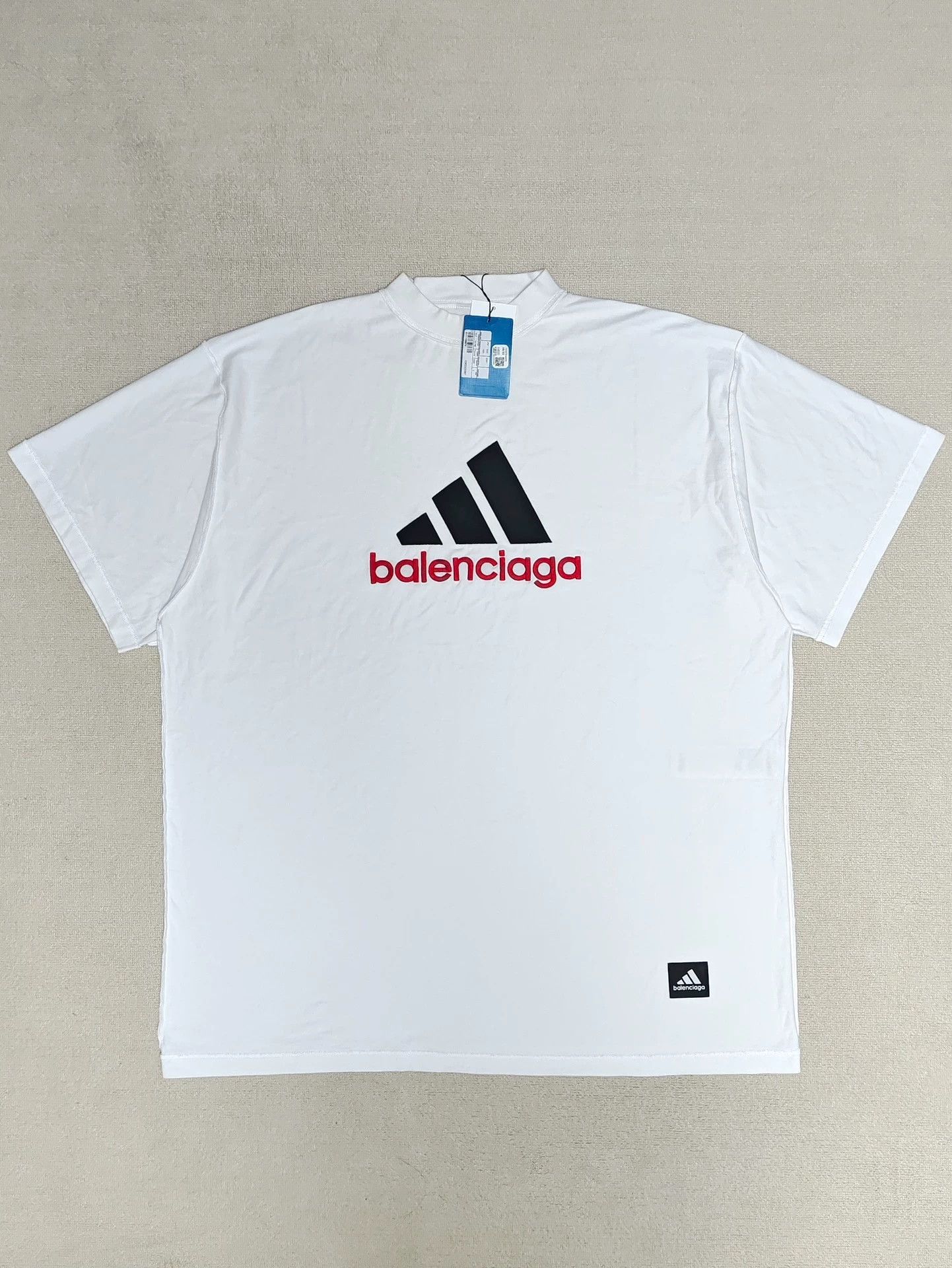 Balenciaga Balenciaga23ss Adidas collaboration short sleeved