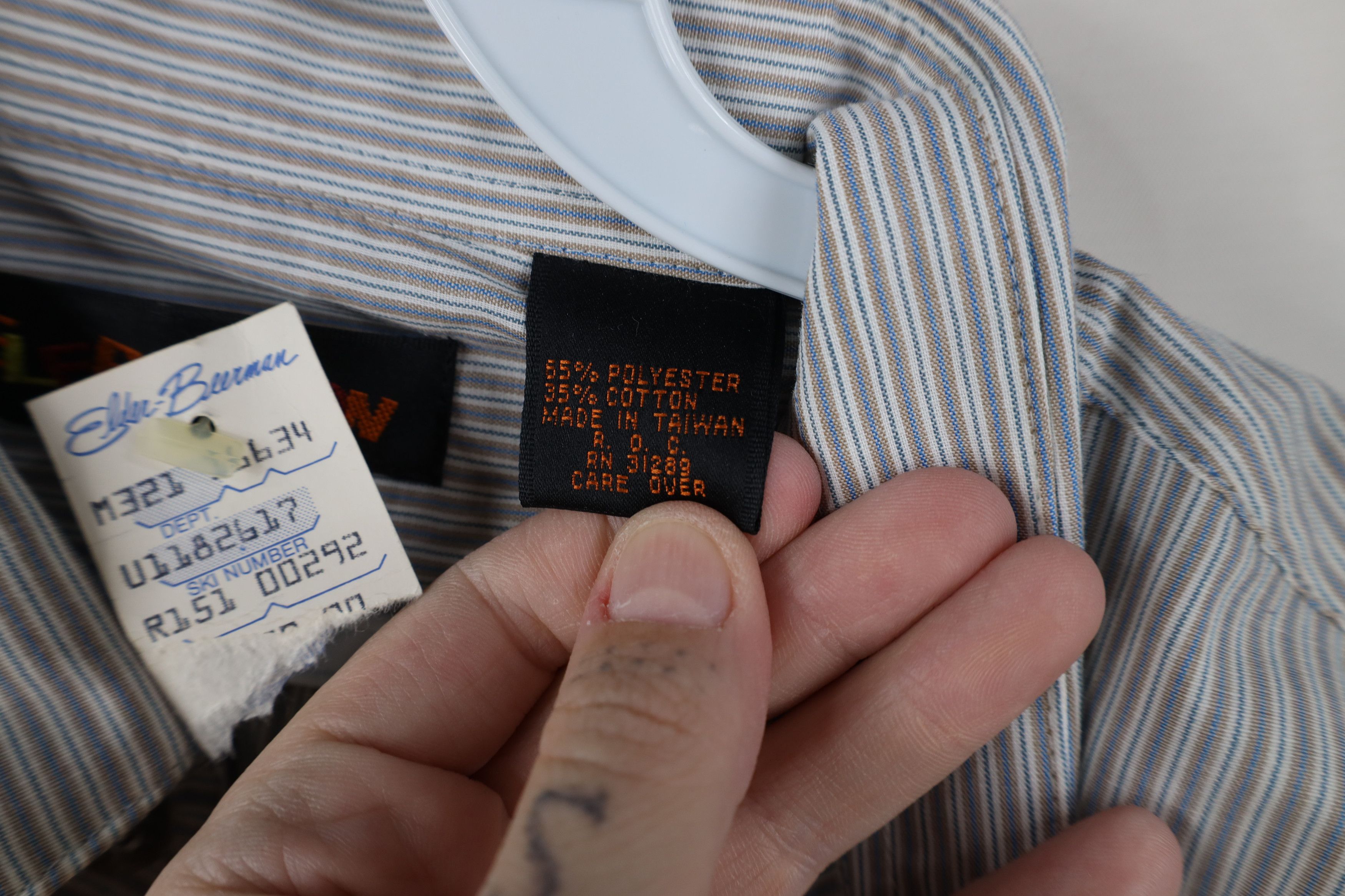 Vintage Deadstock Vintage 90s Streetwear Collared Button Down Shirt Size US M / EU 48-50 / 2 - 10 Thumbnail