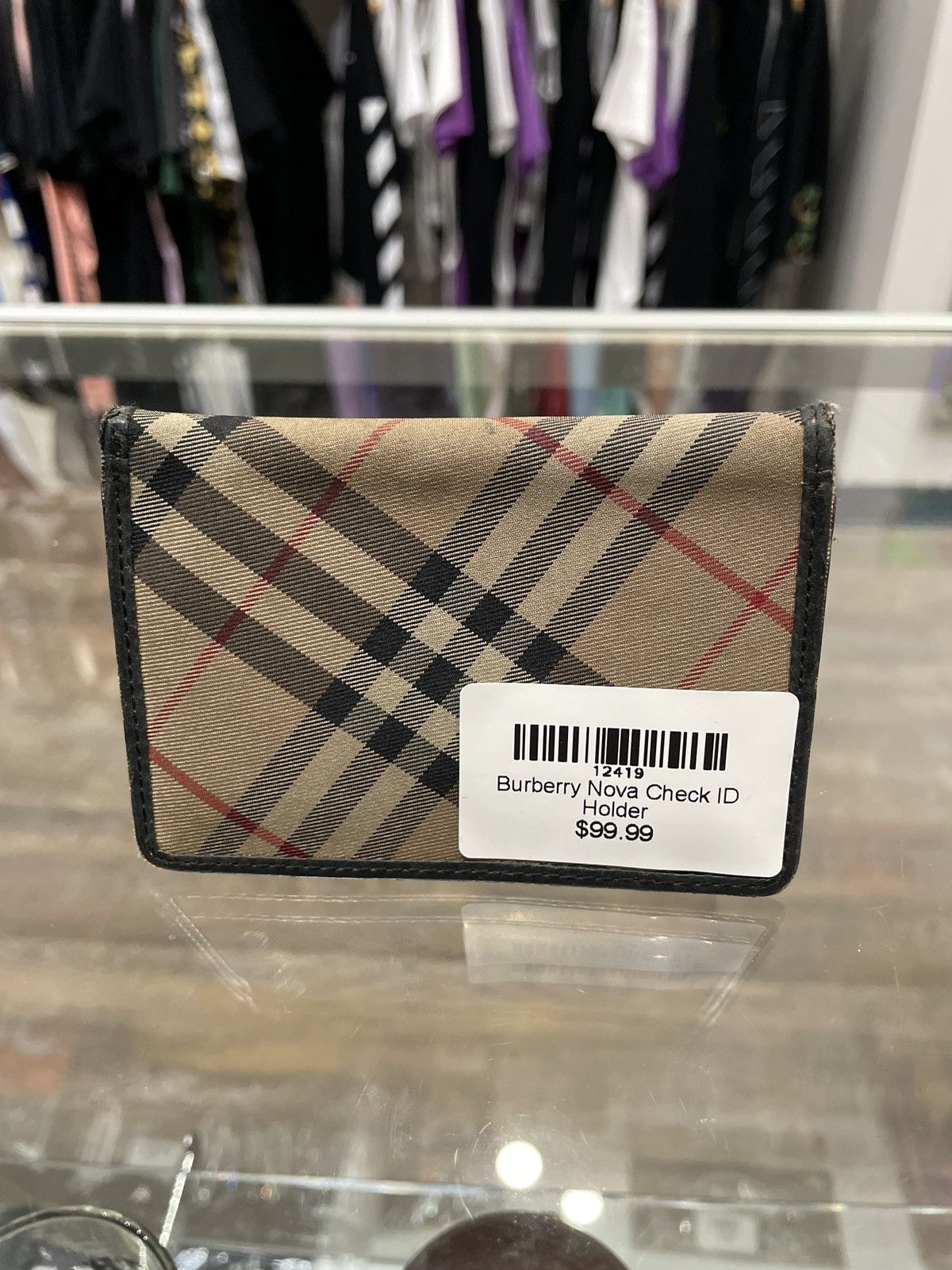 Burberry Burberry Nova Check ID Holder Size ONE SIZE - 1 Thumbnail