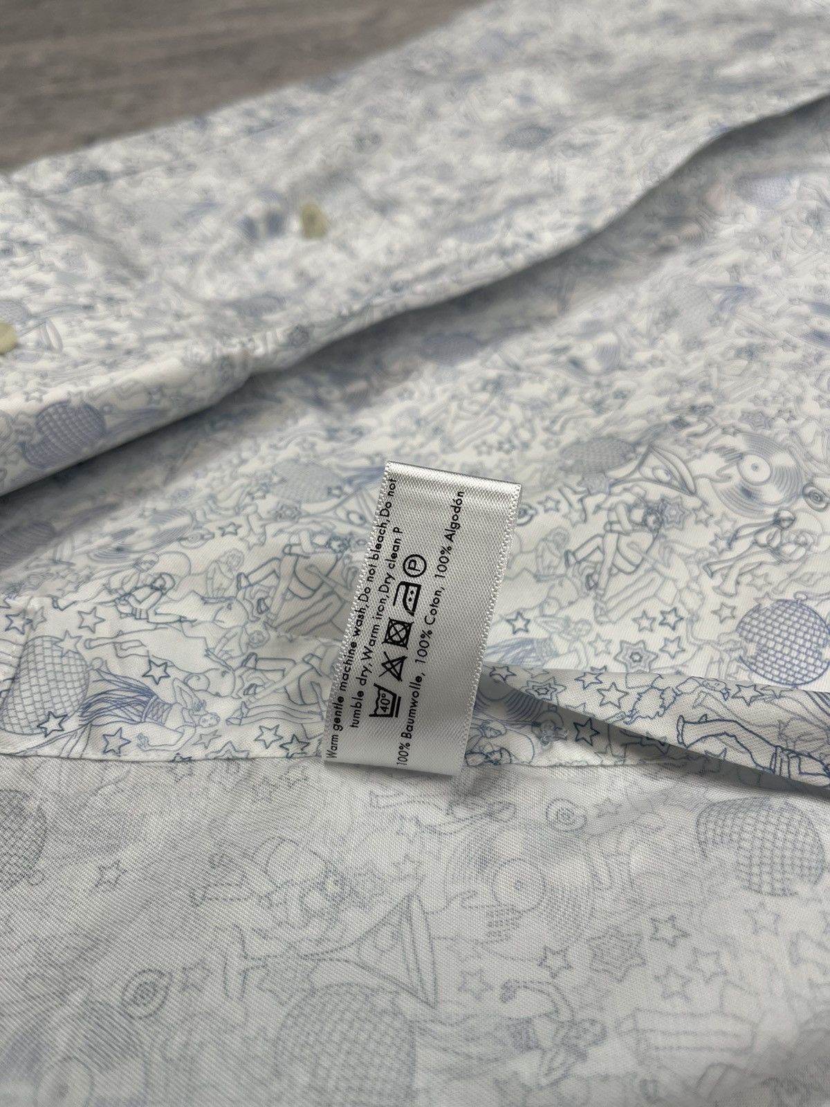 Eton × Vintage Luxury Eton Beautiful Shirt white multilogo Size US XL / EU 56 / 4 - 7 Thumbnail