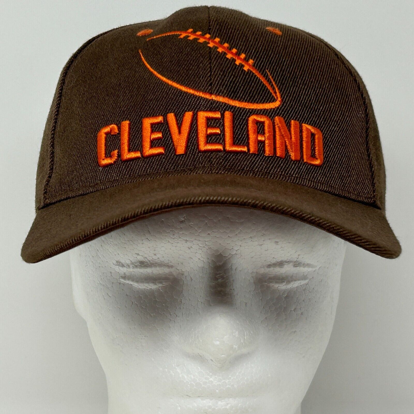 Other Cleveland Browns Hat Cap Brown Strapback NFL Football Size ONE SIZE - 2 Thumbnail
