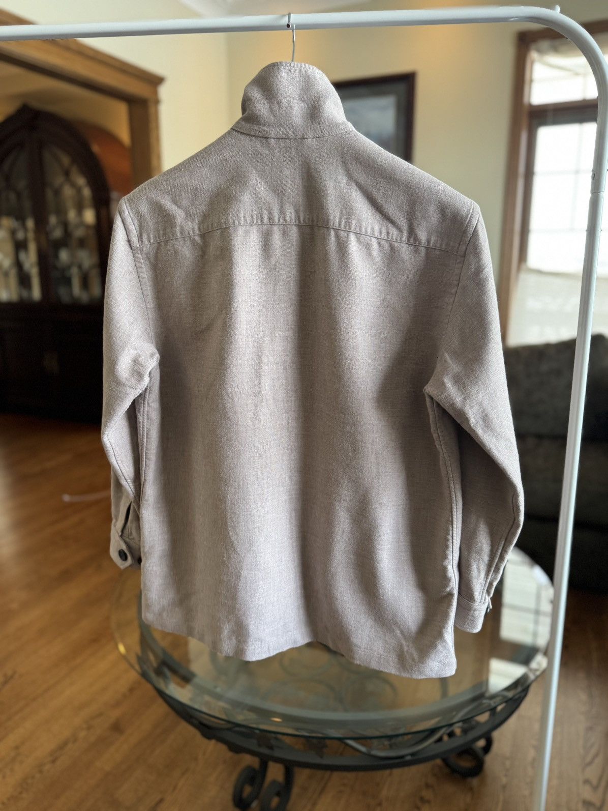 Eton Eton Tan/Lavender Casual Overshirt Size US S / EU 44-46 / 1 - 3 Thumbnail