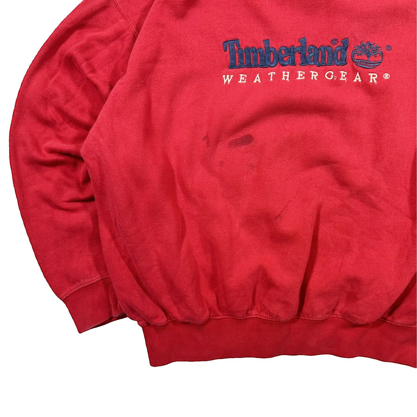 Vintage Vintage 90s Timberland Spellout Embroidered Sweater Size US XL / EU 56 / 4 - 3 Thumbnail