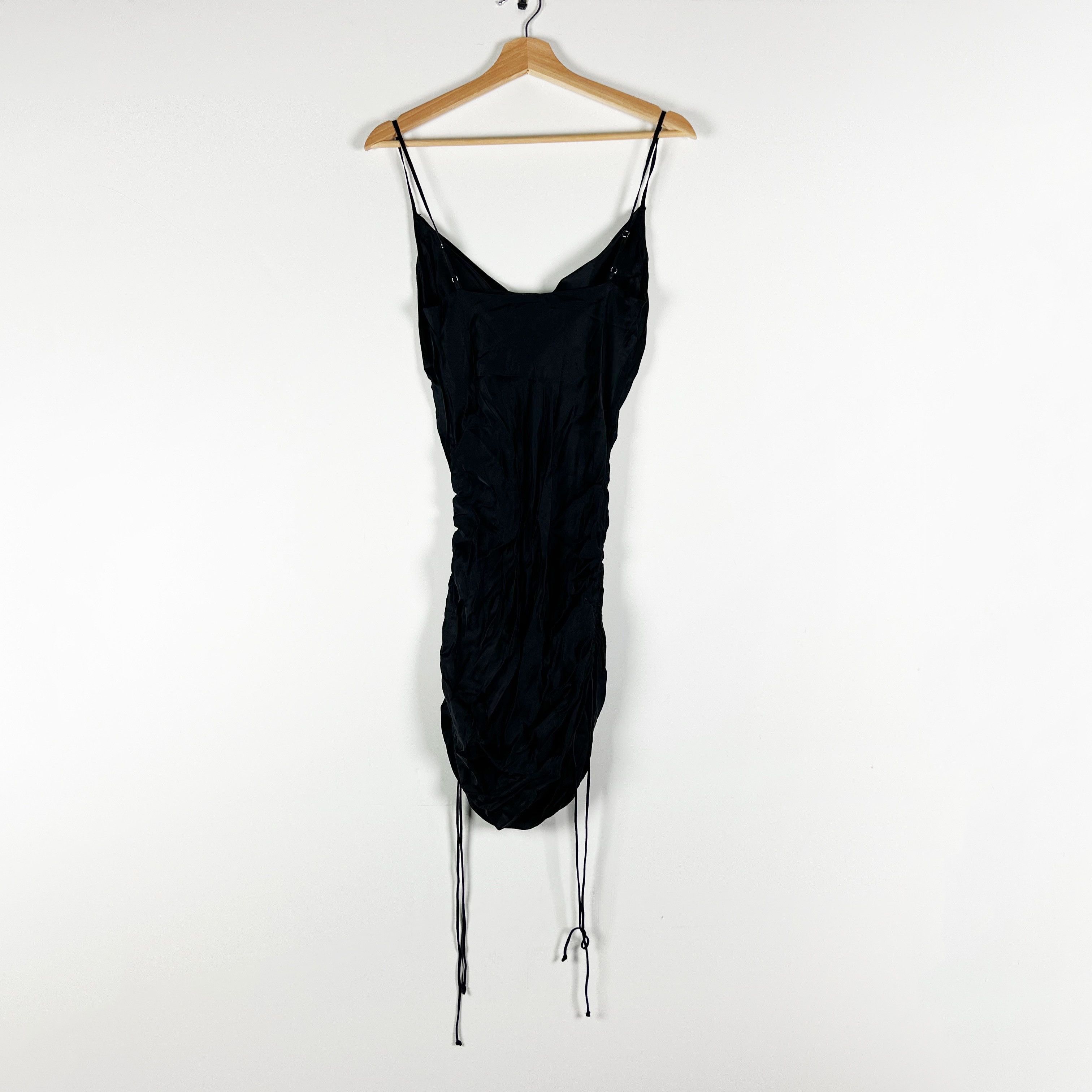 Aritzia Wilfred Aritzia Davina Cupro Satin Ruched Size S / US 4 / IT 40 - 4 Thumbnail