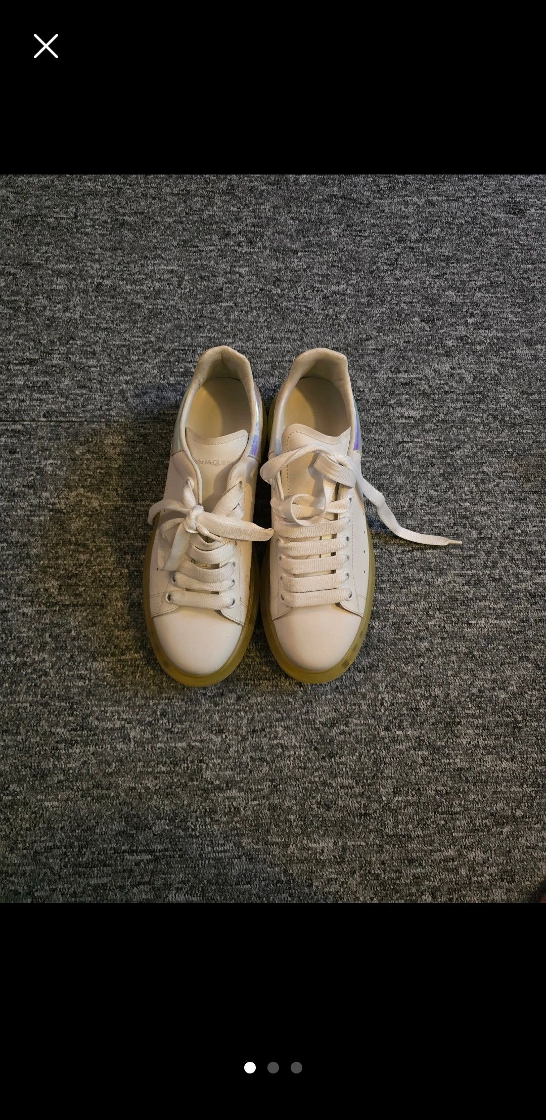 Alexander McQueen McQueen clear sole sneakers Size US 10.5 / IT 40.5 - 1 Thumbnail