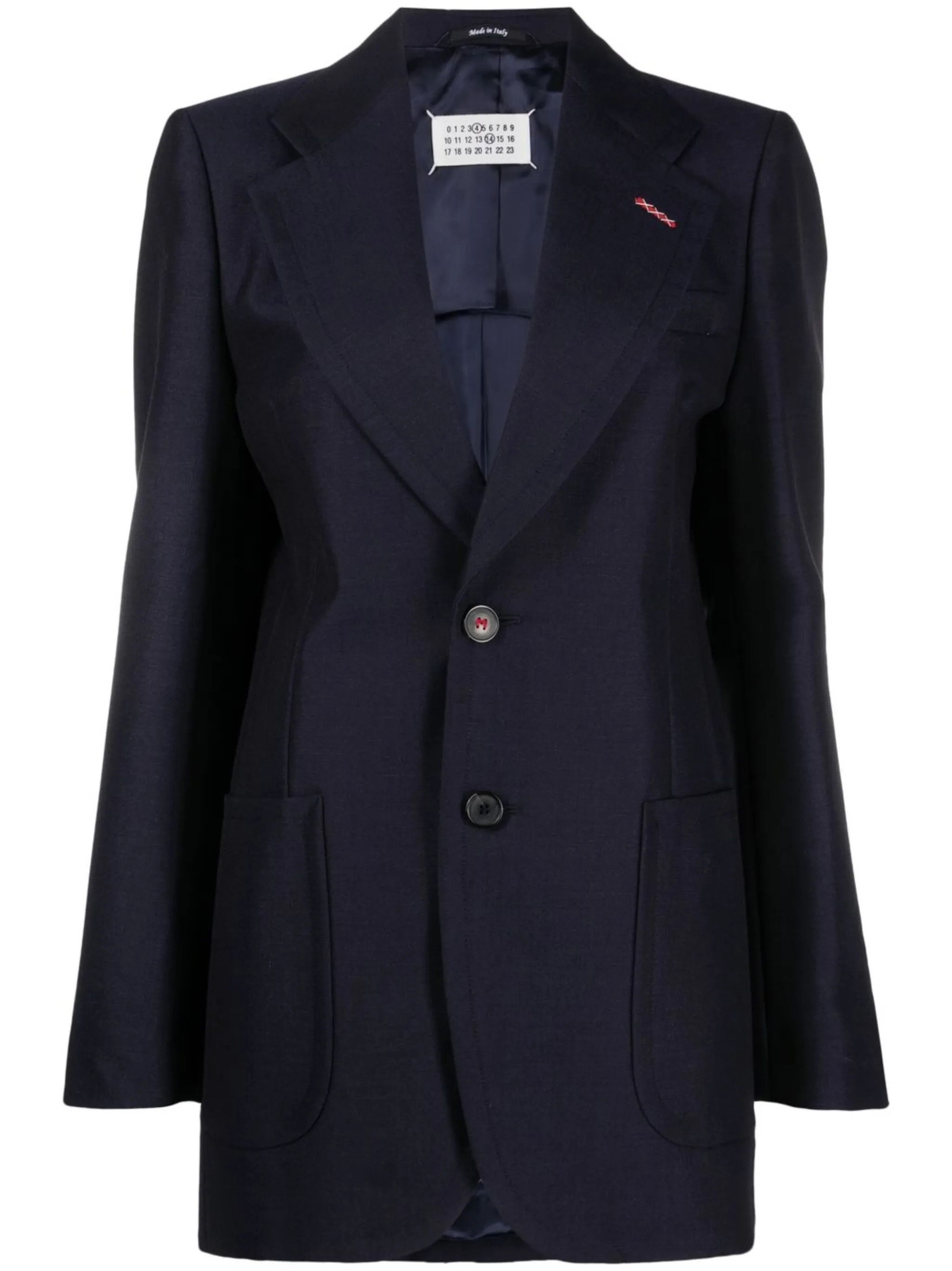 Maison Margiela o1y0625 Blazer in Midnight Blue Size S / US 4 / IT 40 - 1 Thumbnail