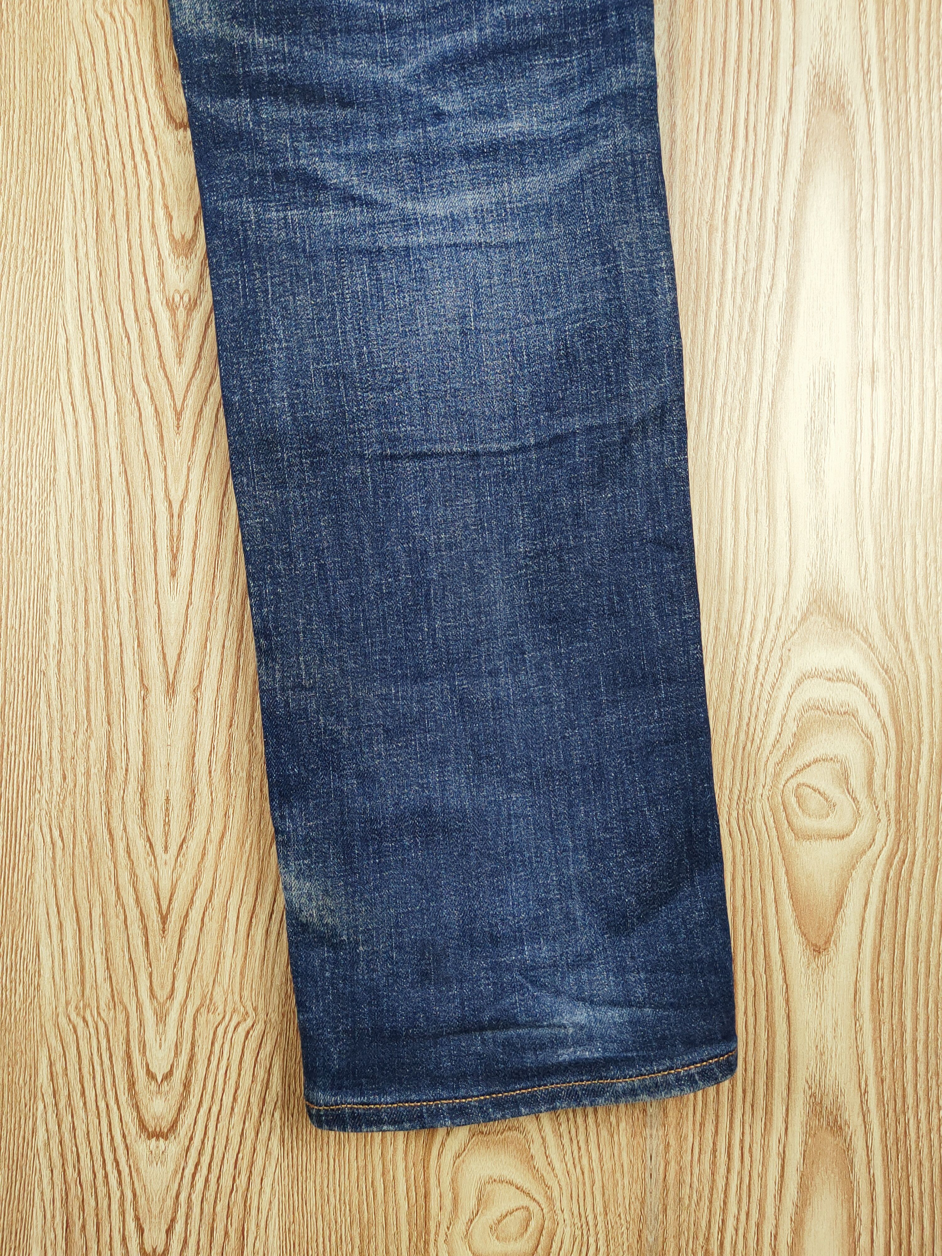 Gap Gap Dark Blue Faded Distressed Ripped Jeans #S2728 Size US 33 - 13 Thumbnail