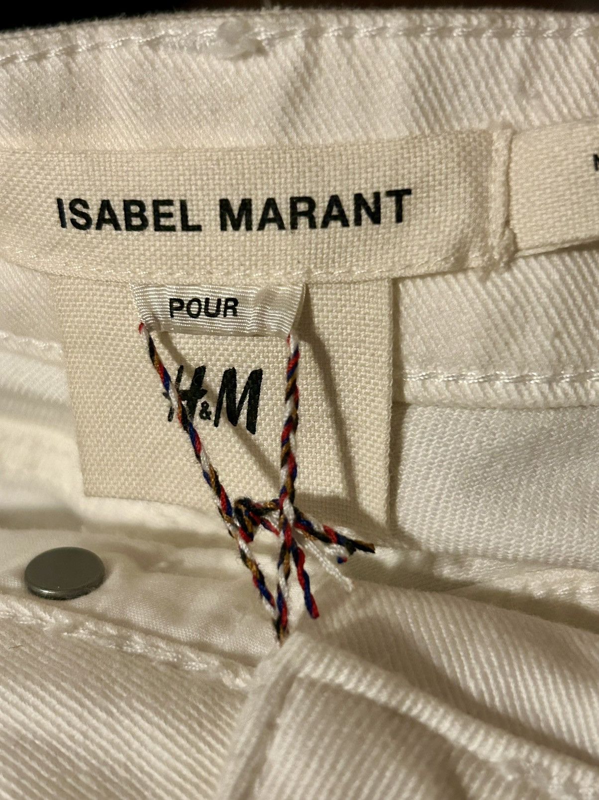 H&M × Isabel Marant H&M Isabel Marant white jeans Size 26" / US 2 / IT 38 - 6 Thumbnail