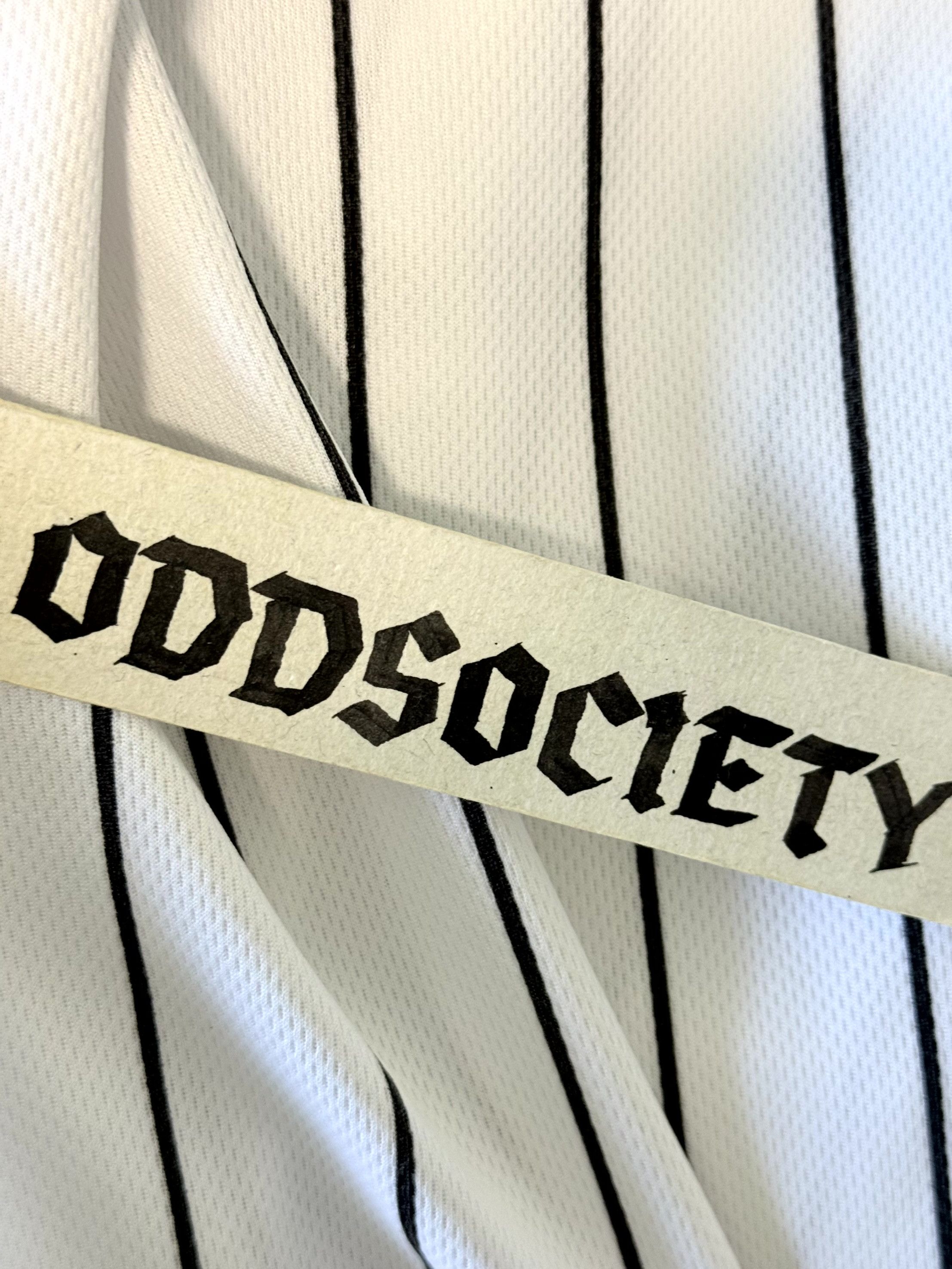 Karl Kani Karl Kani Logo Hip Hop Button Up Pinstriped Baseball Jersey Size US M / EU 48-50 / 2 - 9 Thumbnail
