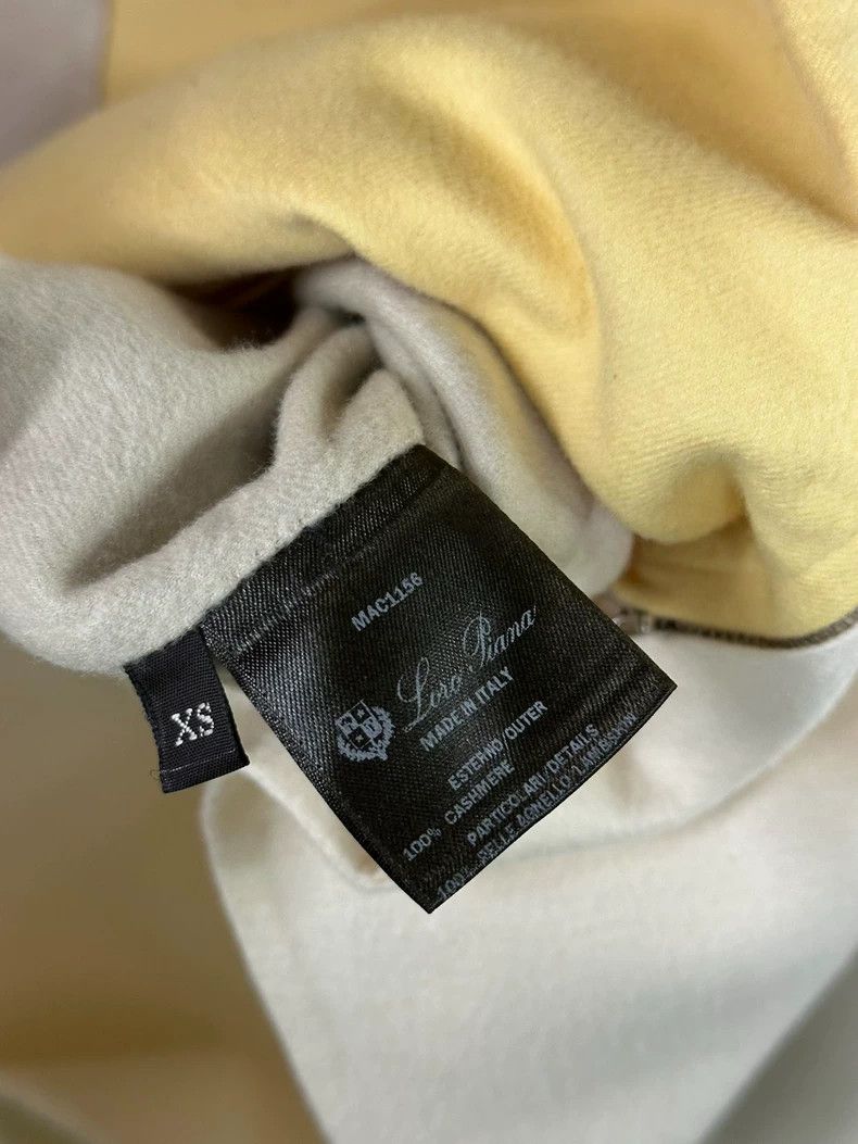 Loro Piana LORO PIANA Yellow patchwork woolen jacket with hood Size XS / US 0-2 / IT 36-38 - 5 Thumbnail
