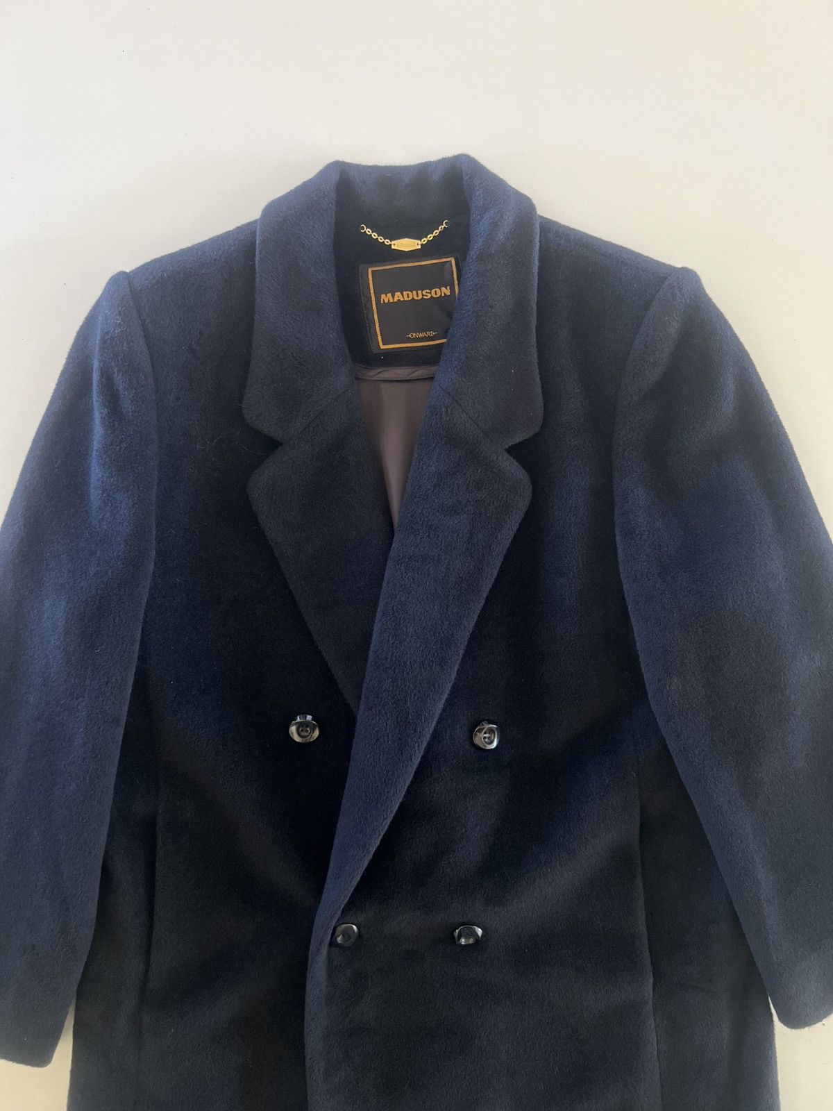 Japanese Brand Maduson Onward Cashmere New Wool 100% Coat Size M / US 6-8 / IT 42-44 - 4 Thumbnail