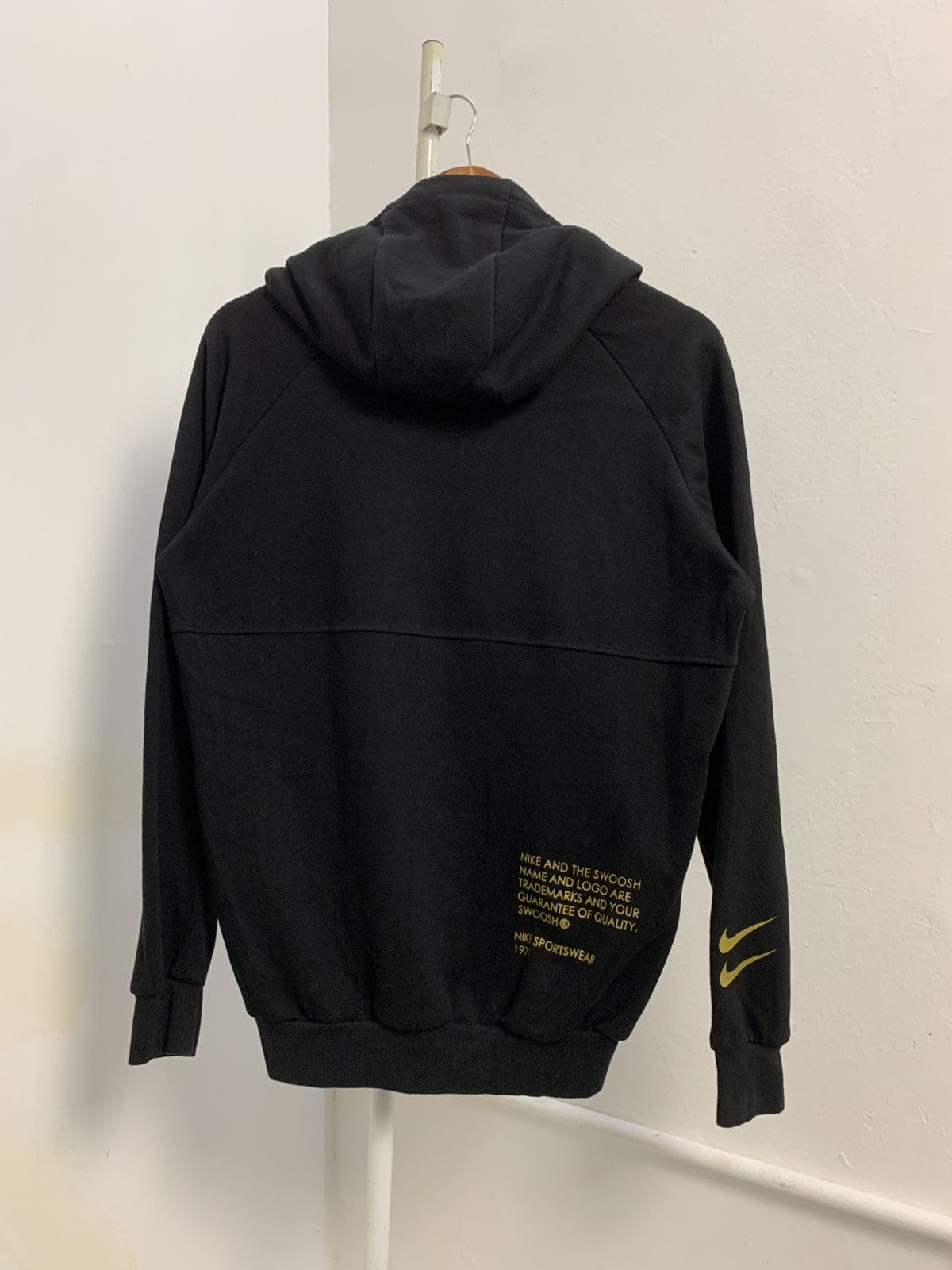 Nike × Vintage Vintage NIKE Swoosh spell out hoodie Size US M / EU 48-50 / 2 - 3 Thumbnail