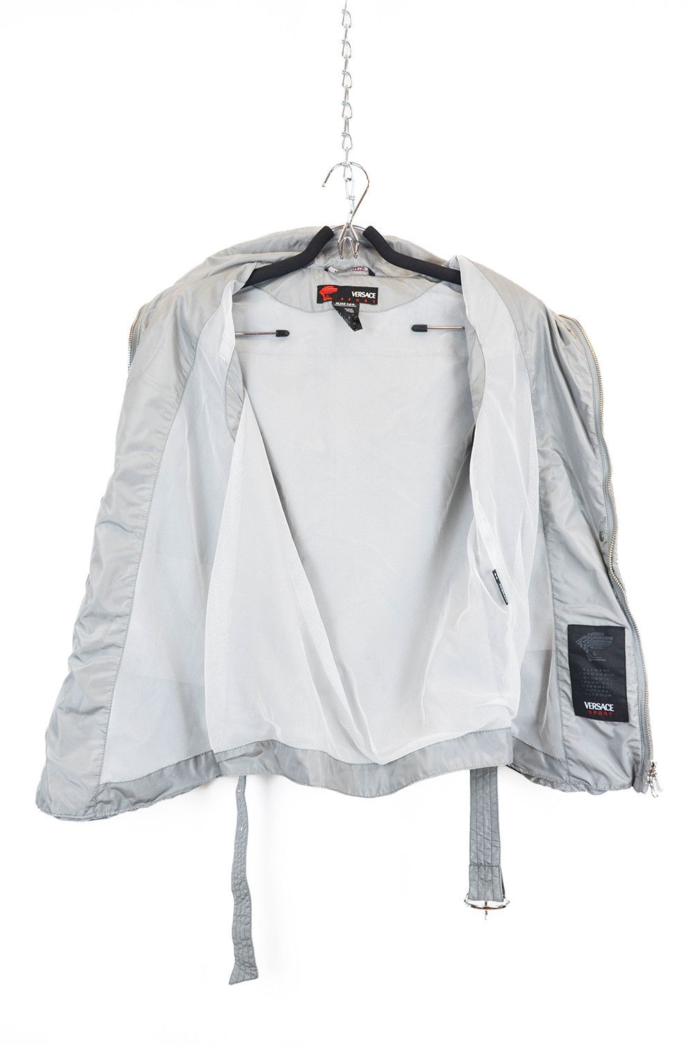 Versace Versace Sport Grey Nylon Utility Vest IT44 Size M / US 6-8 / IT 42-44 - 10 Thumbnail