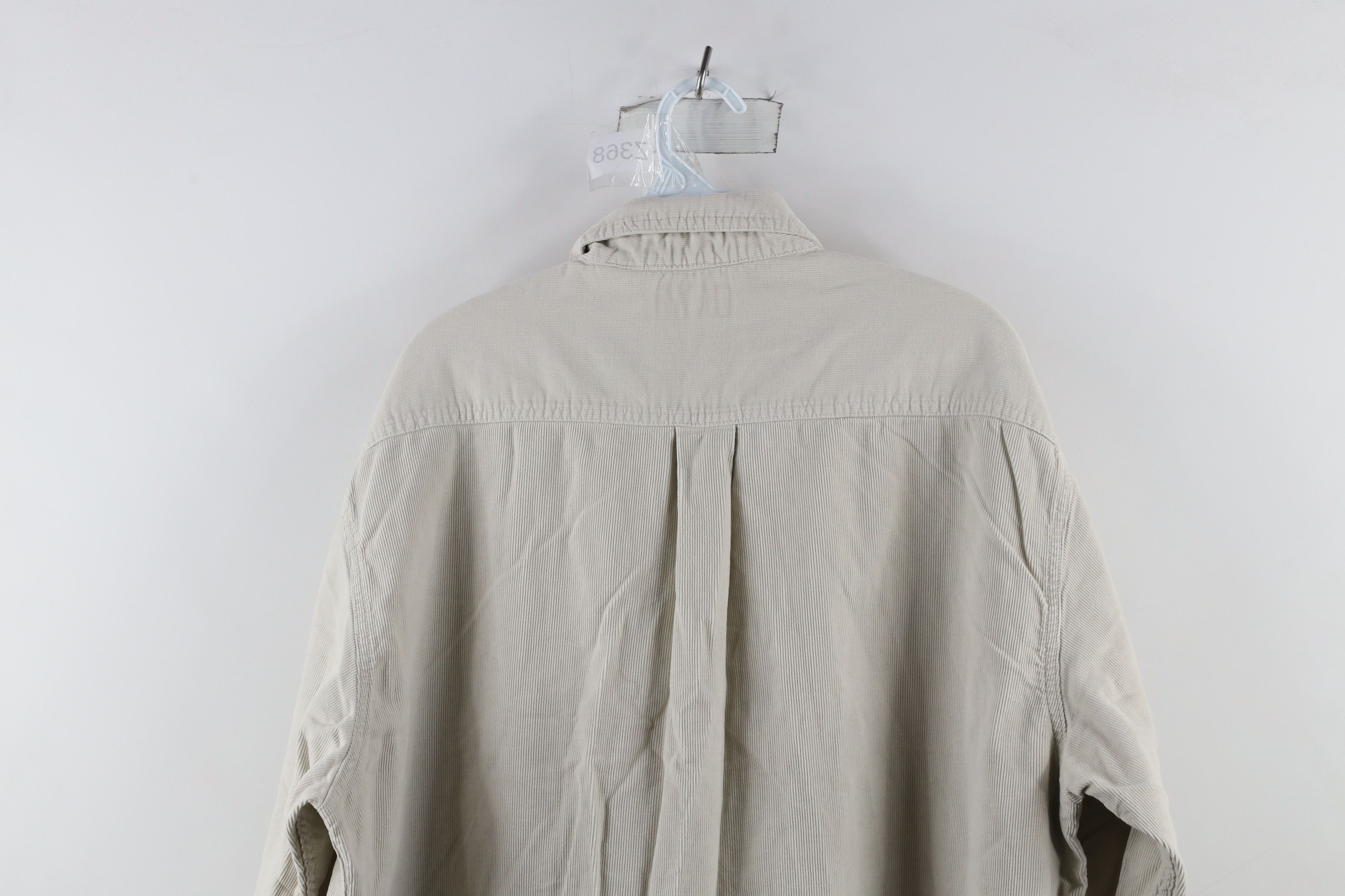Vintage Vintage 90s Streetwear Collared Button Down Shirt Gray Size US XL / EU 56 / 4 - 7 Thumbnail